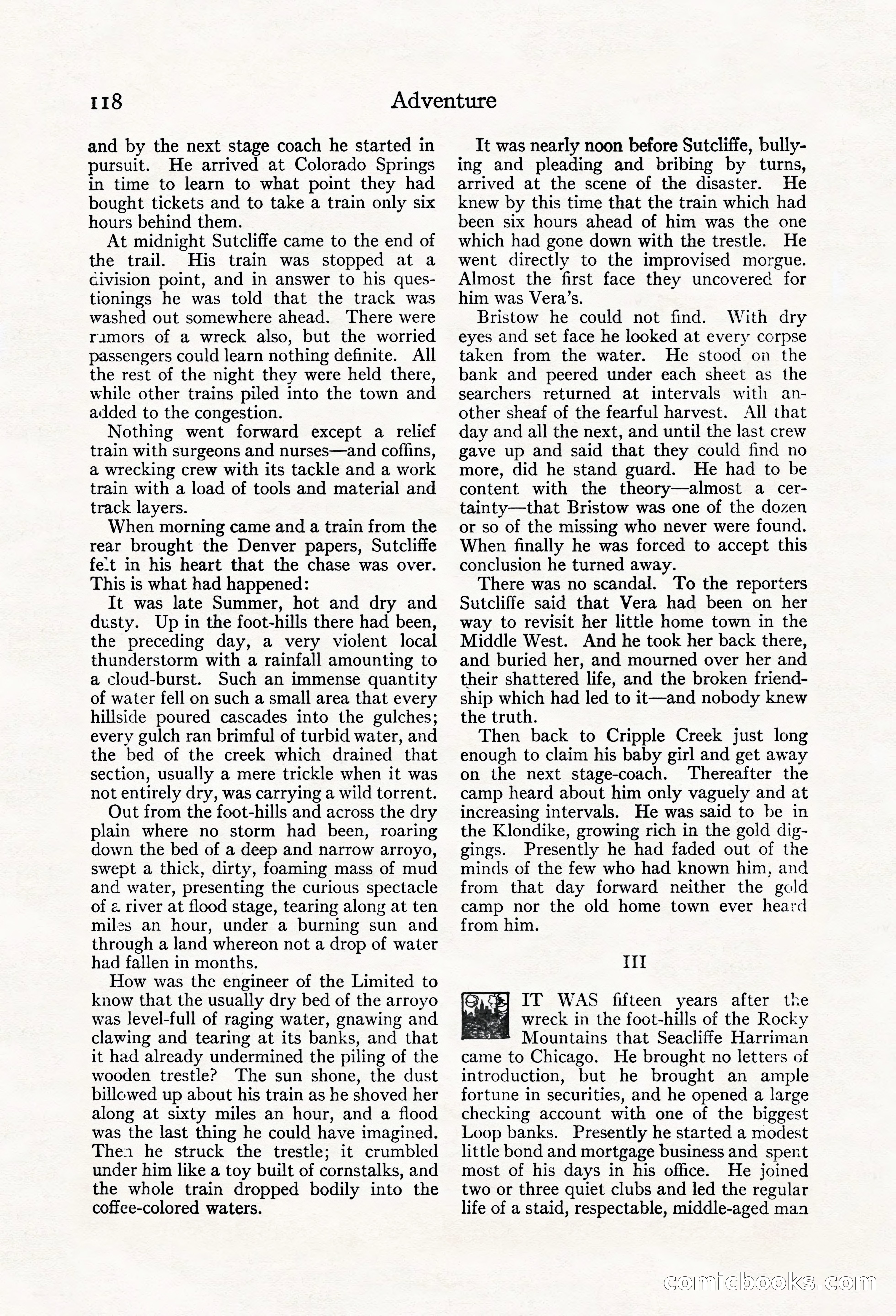 Adventure Magazine, May 20, 1923 — page 120 of 196
