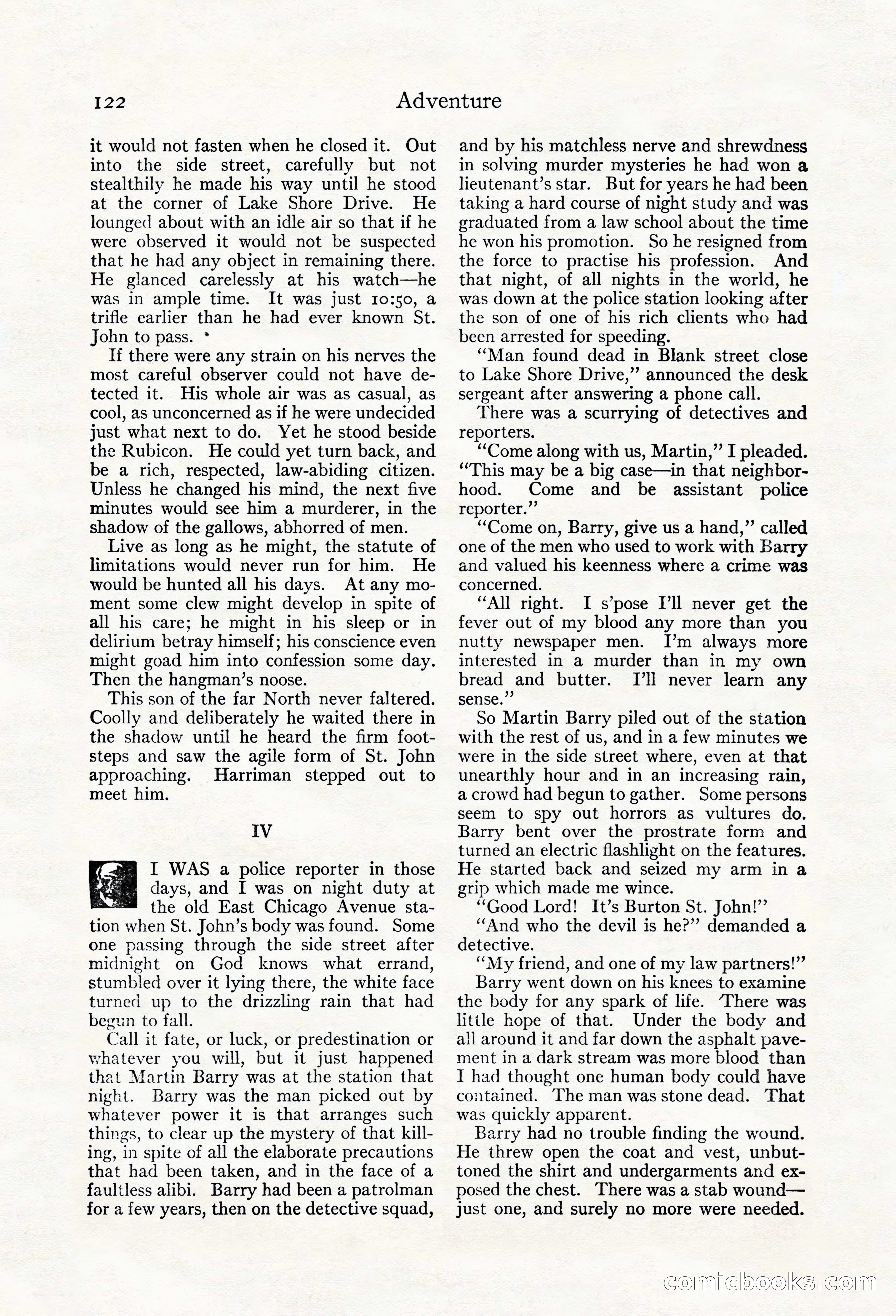 Adventure Magazine, May 20, 1923 — page 124 of 196