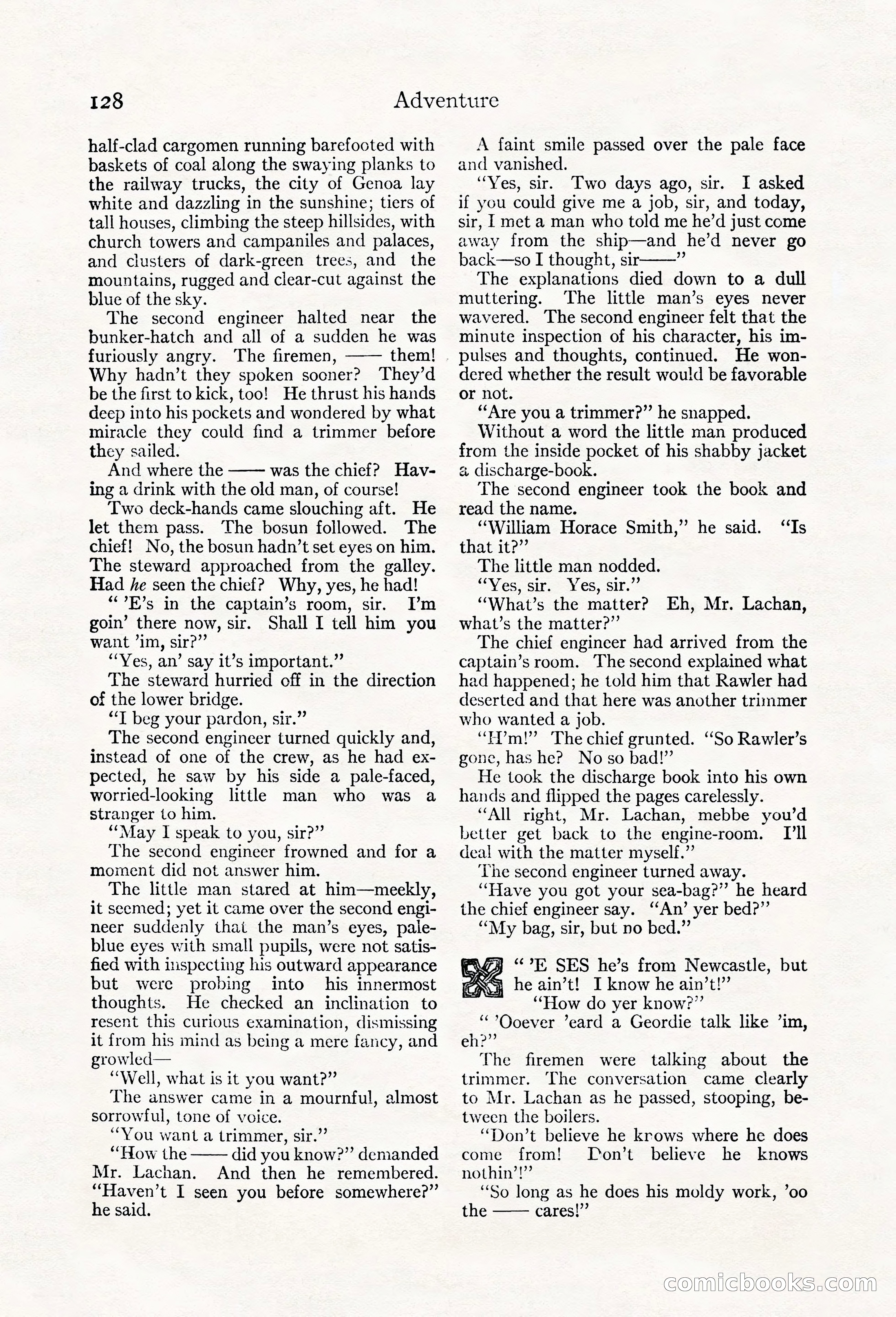 Adventure Magazine, May 20, 1923 — page 130 of 196