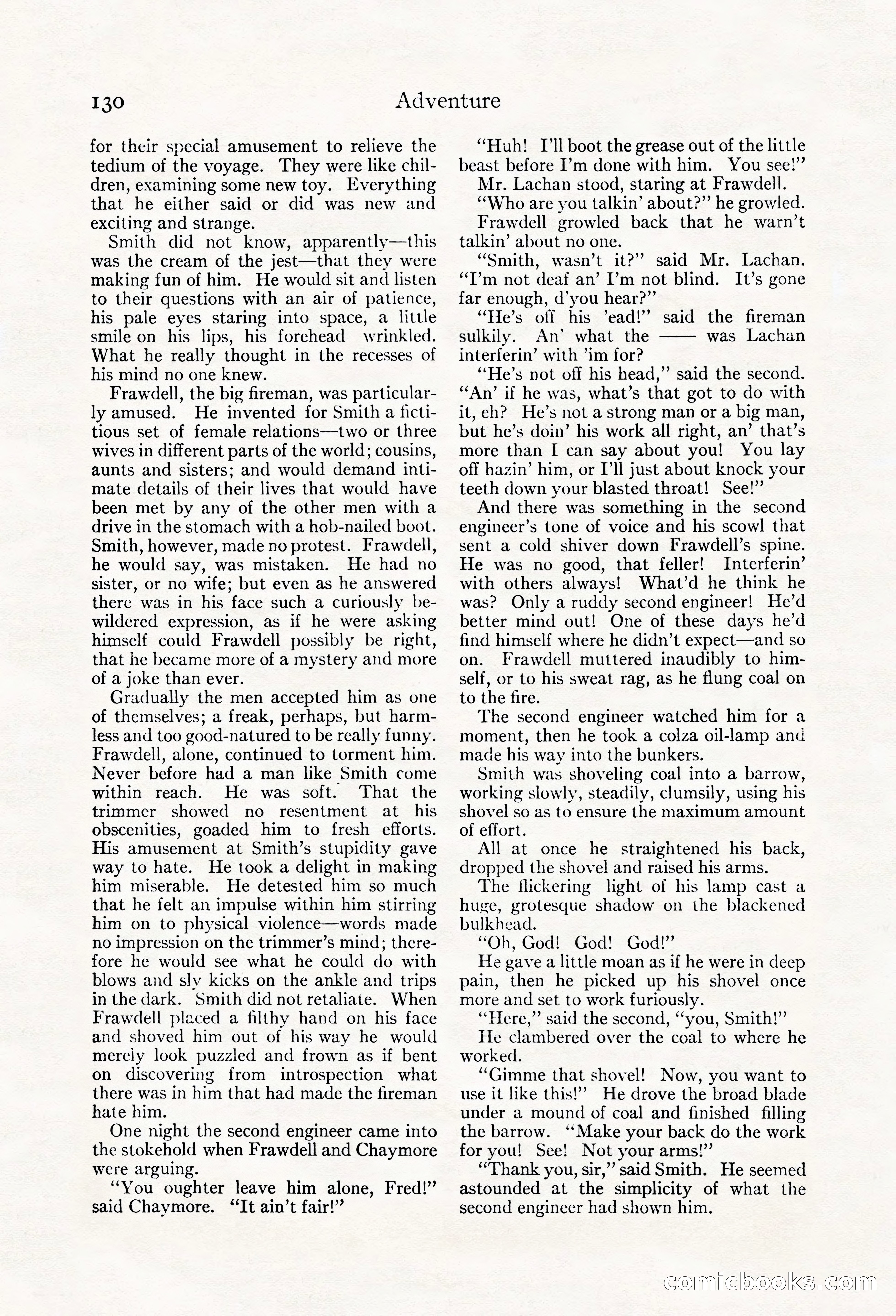 Adventure Magazine, May 20, 1923 — page 132 of 196