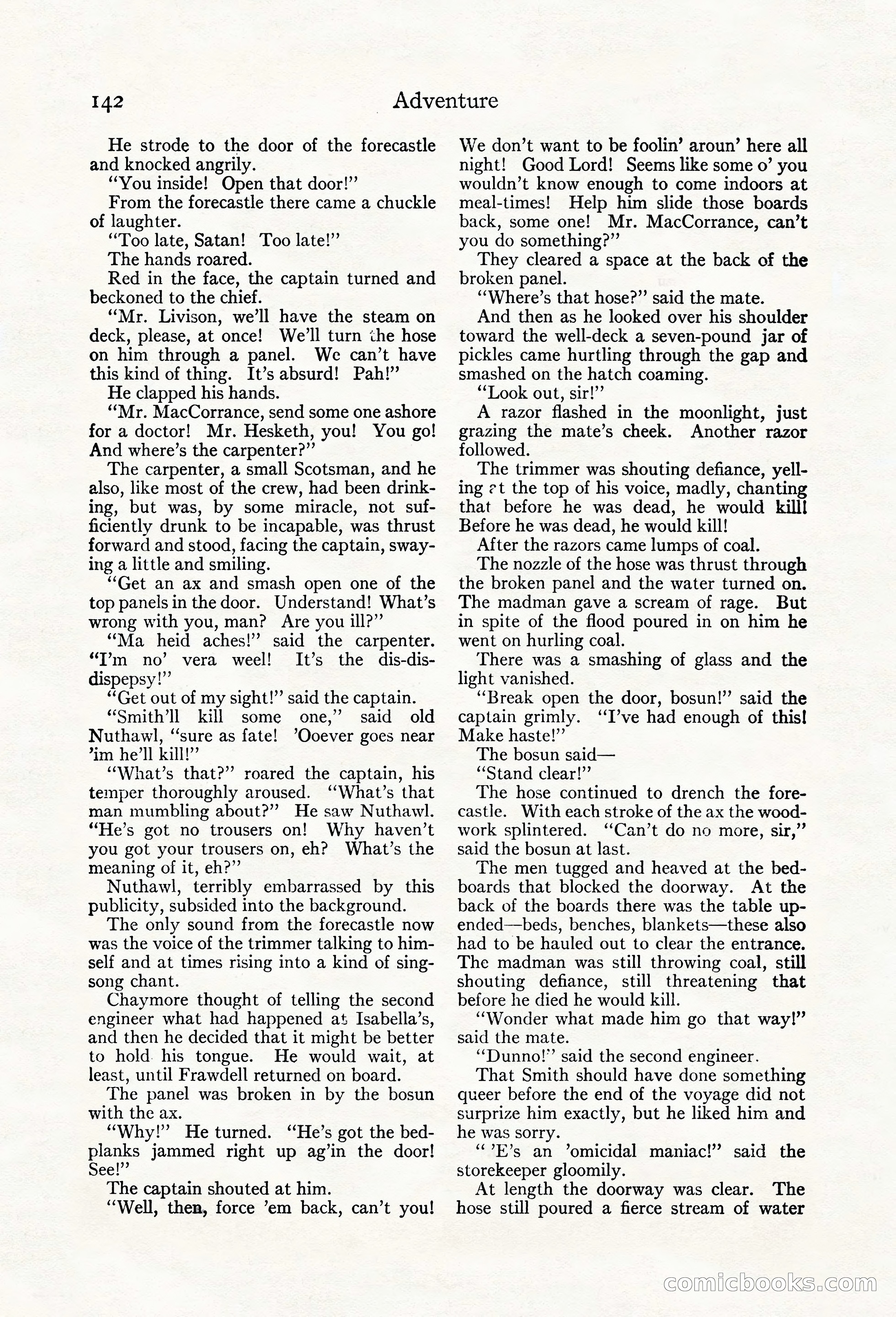 Adventure Magazine, May 20, 1923 — page 144 of 196