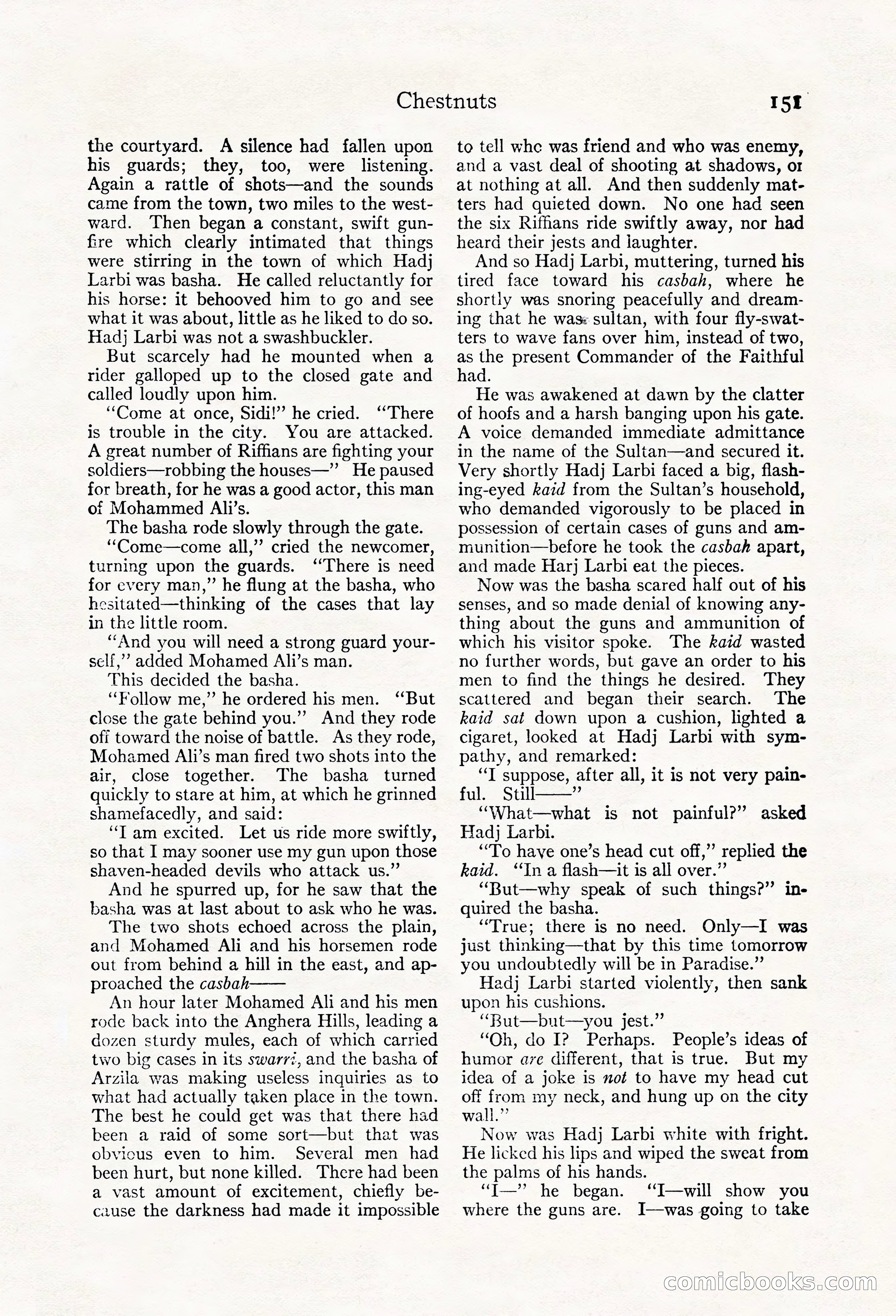 Adventure Magazine, May 20, 1923 — page 153 of 196