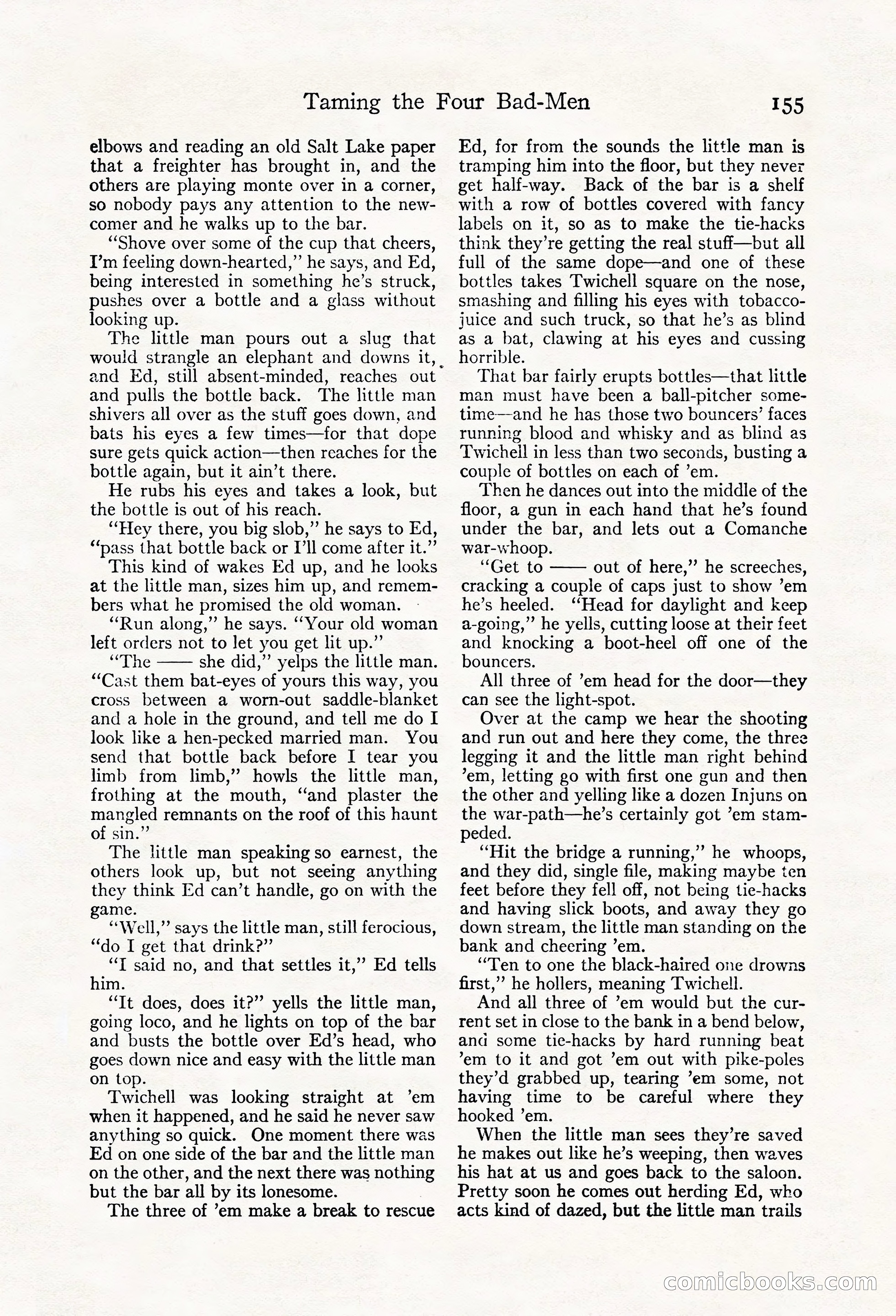 Adventure Magazine, May 20, 1923 — page 157 of 196