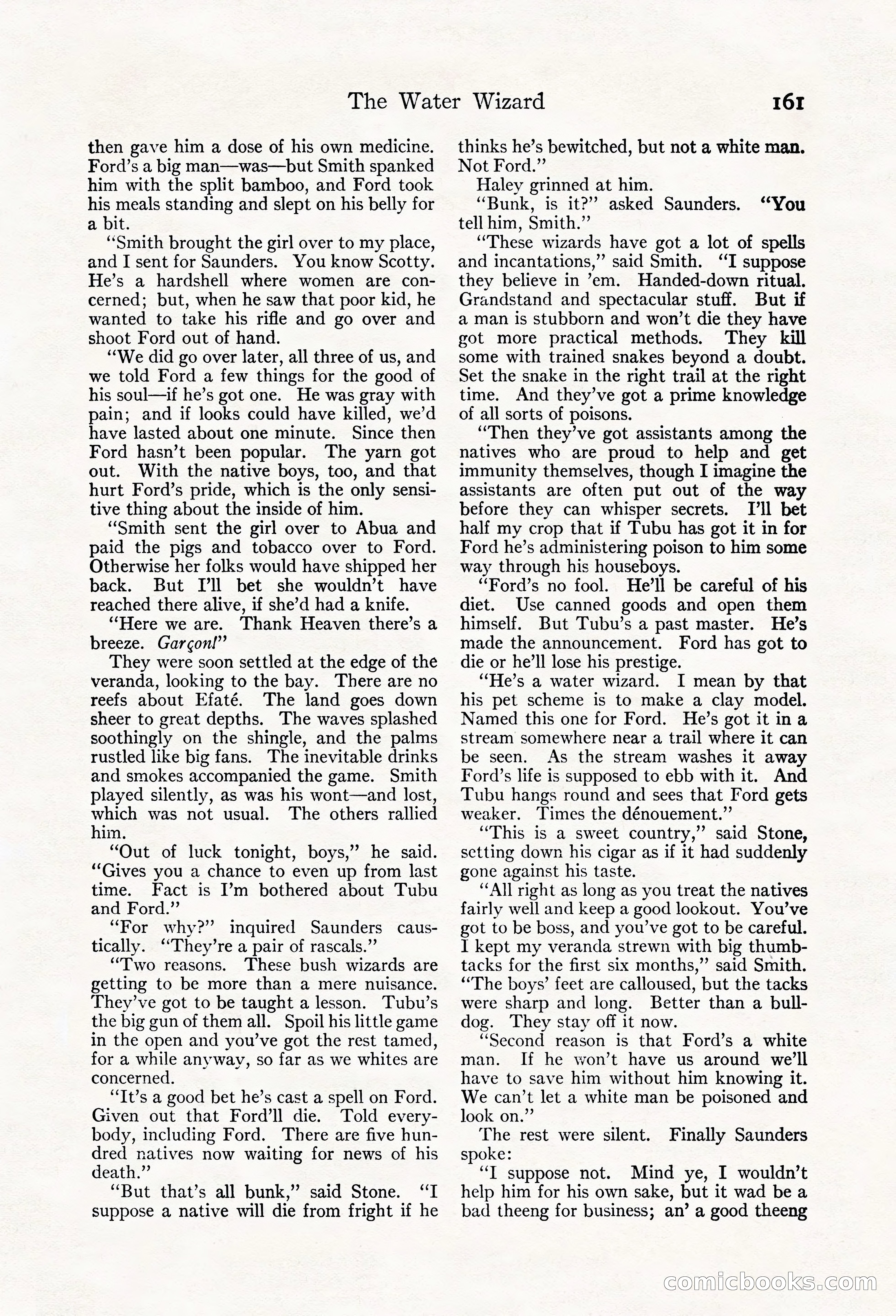 Adventure Magazine, May 20, 1923 — page 163 of 196