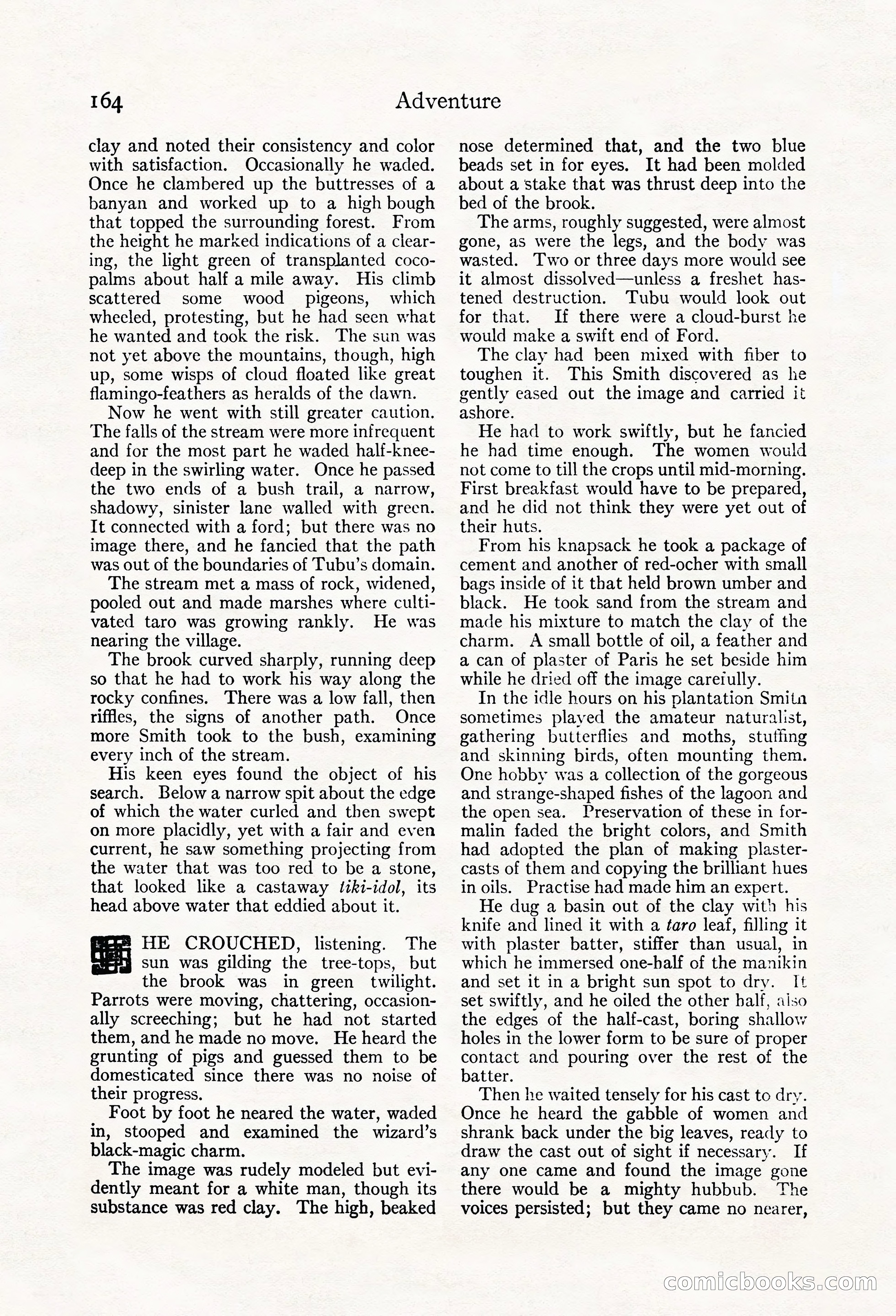 Adventure Magazine, May 20, 1923 — page 166 of 196