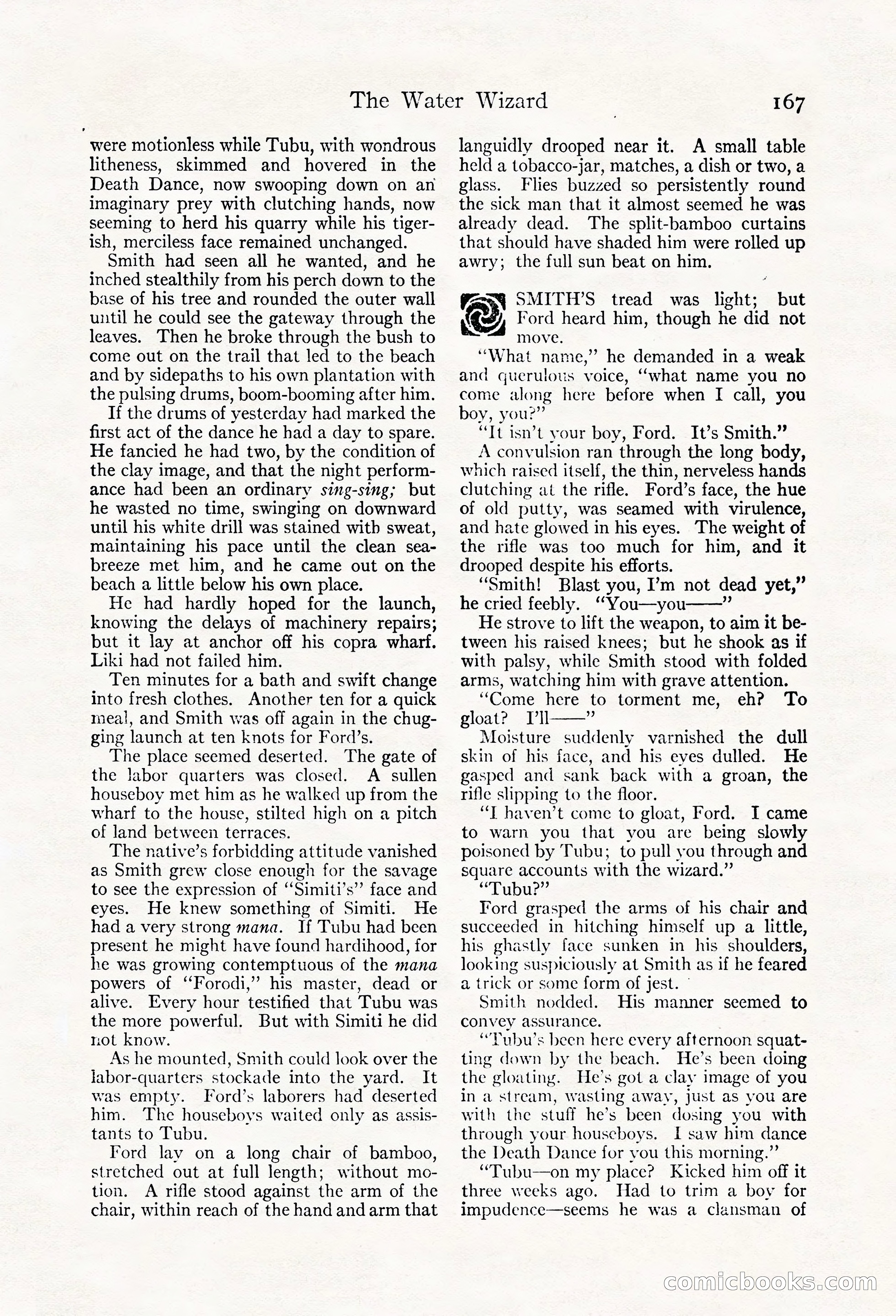Adventure Magazine, May 20, 1923 — page 169 of 196
