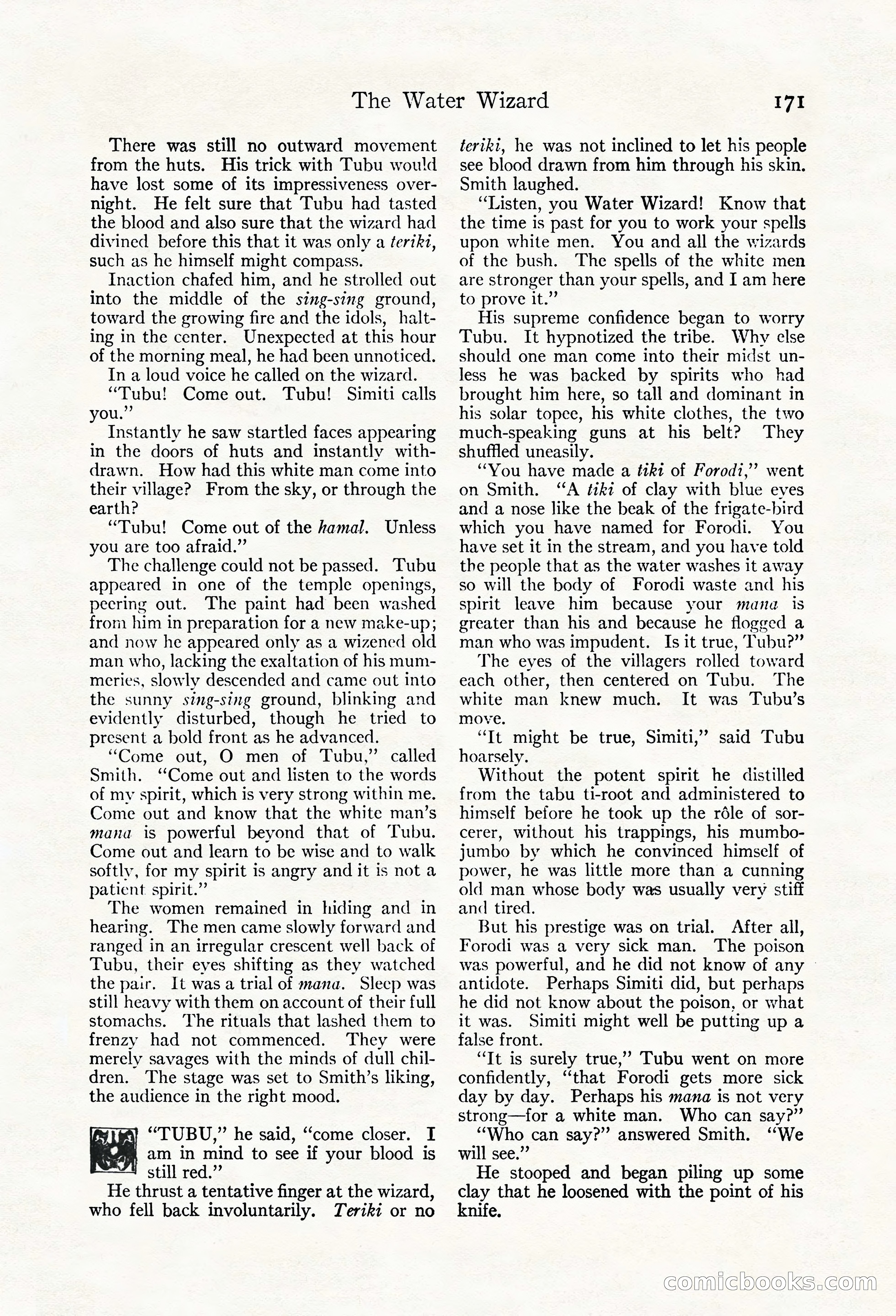 Adventure Magazine, May 20, 1923 — page 173 of 196
