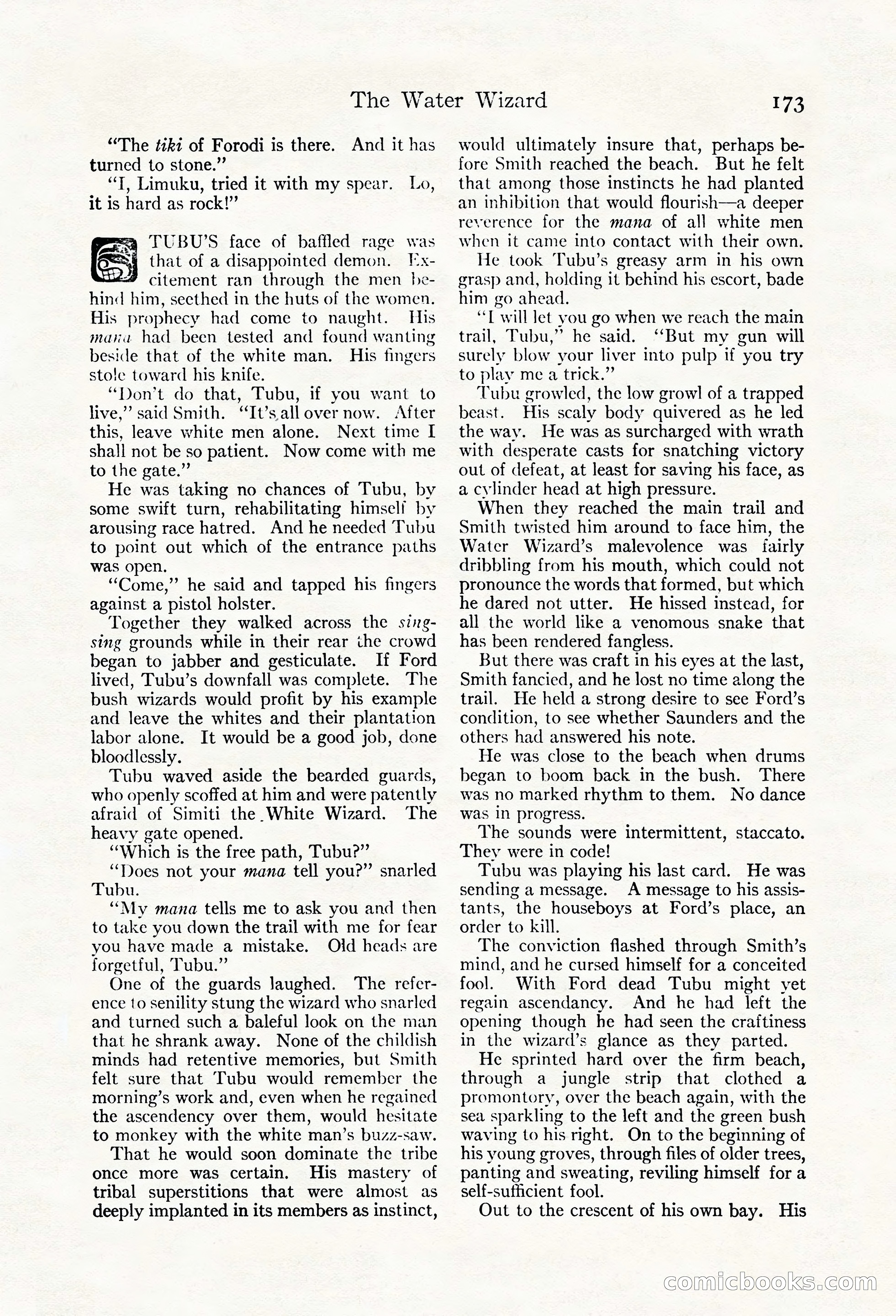 Adventure Magazine, May 20, 1923 — page 175 of 196