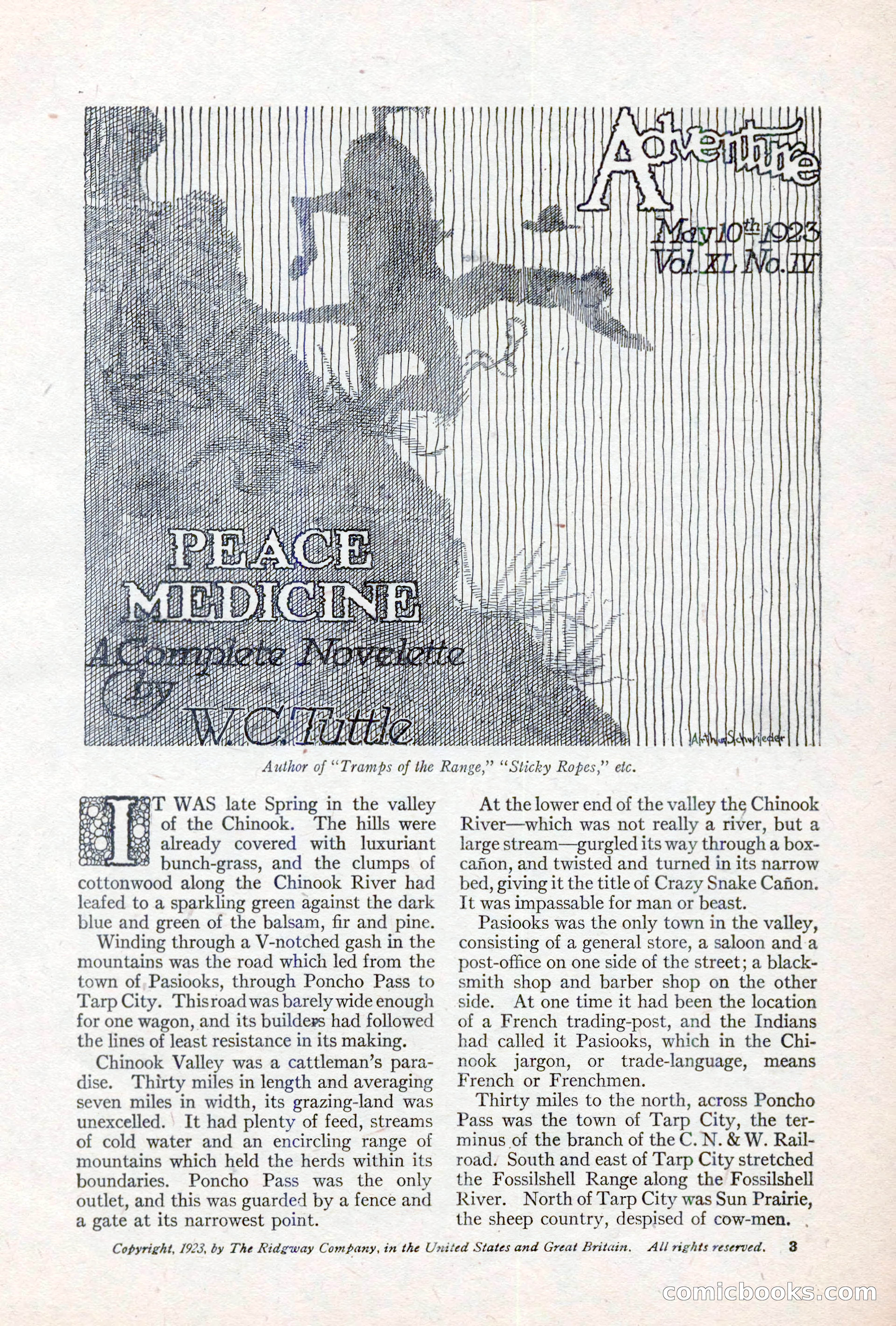 Adventure Magazine, May 10, 1923 — page 13 of 204
