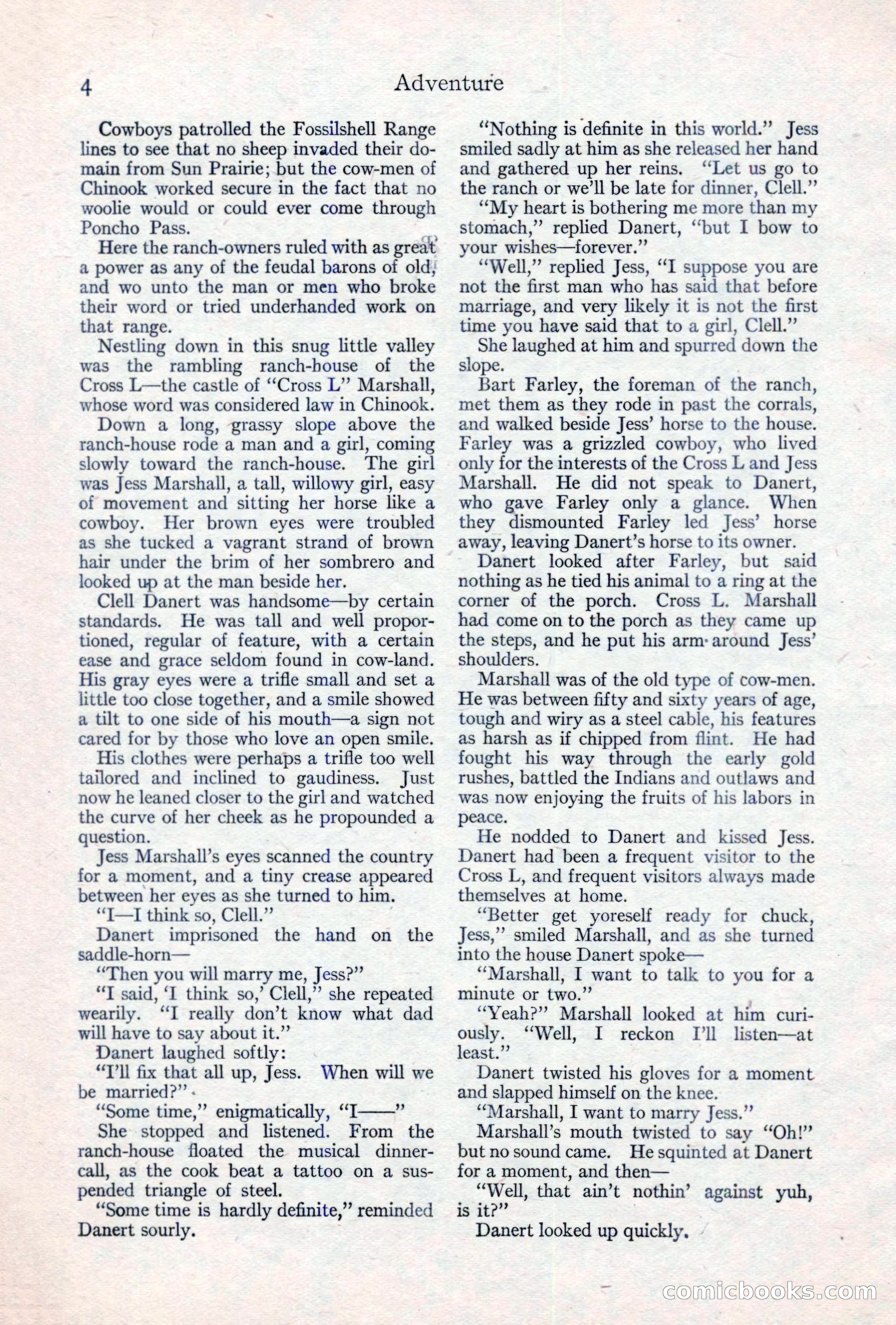 Adventure Magazine, May 10, 1923 — page 14 of 204