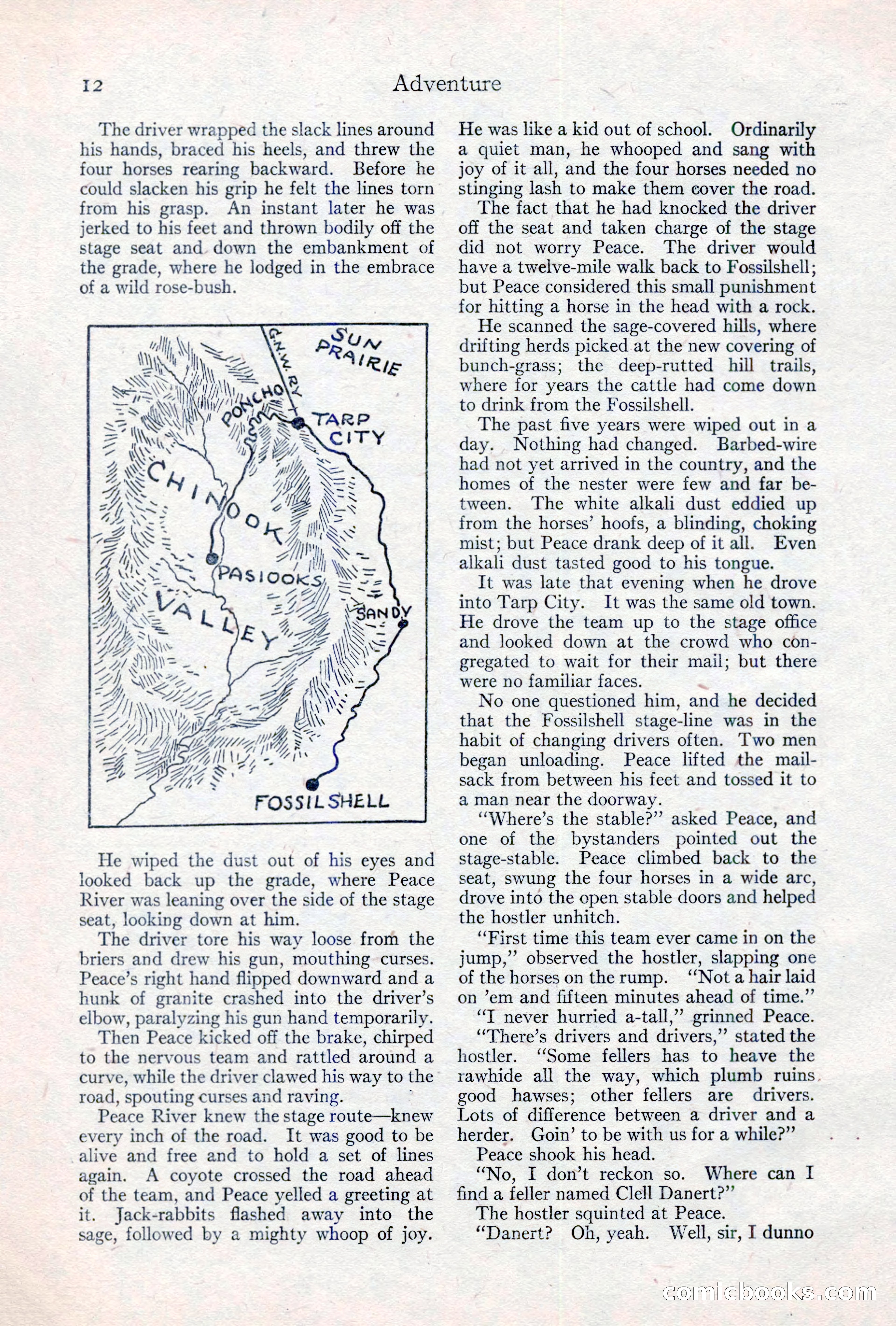 Adventure Magazine, May 10, 1923 — page 22 of 204