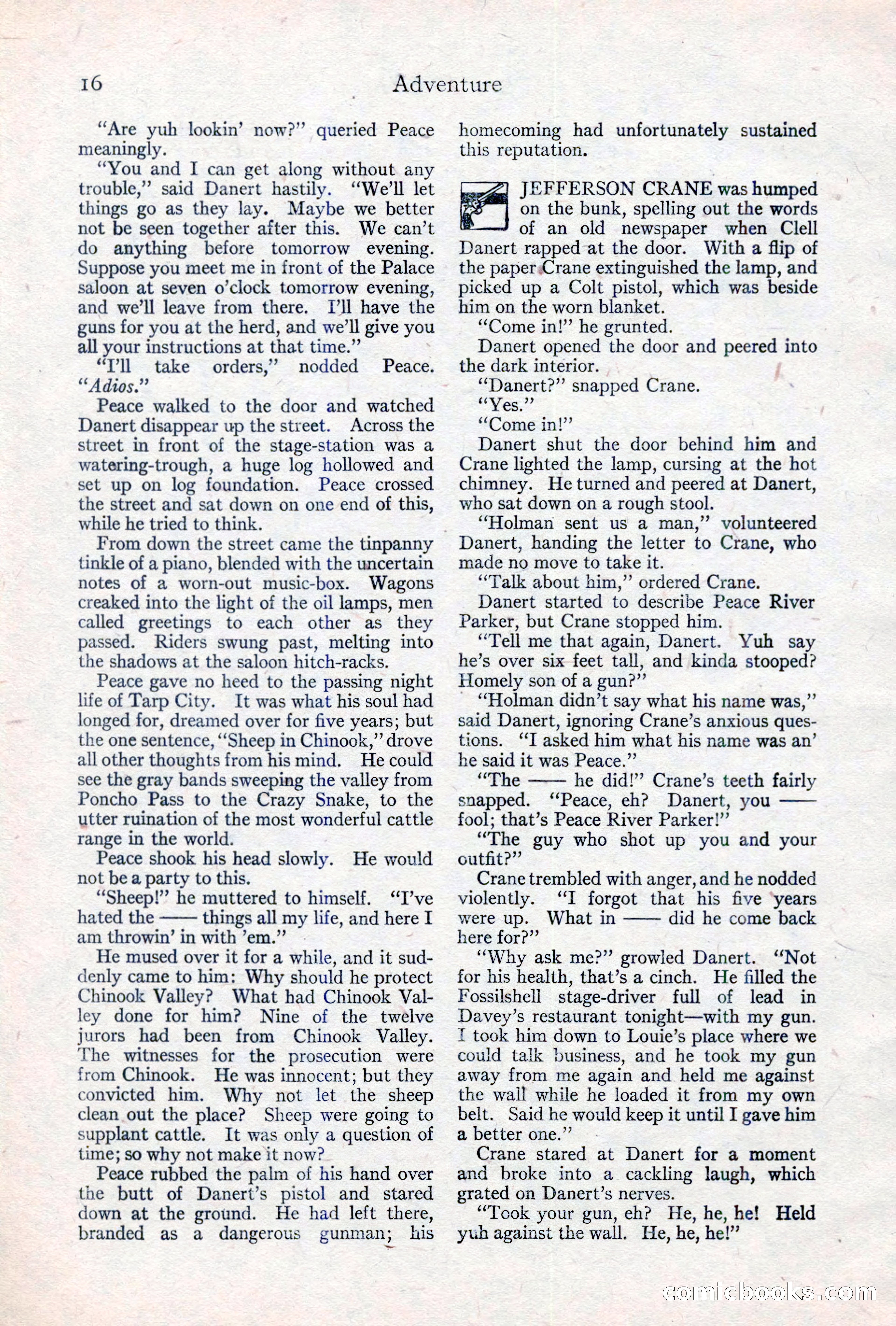 Adventure Magazine, May 10, 1923 — page 26 of 204