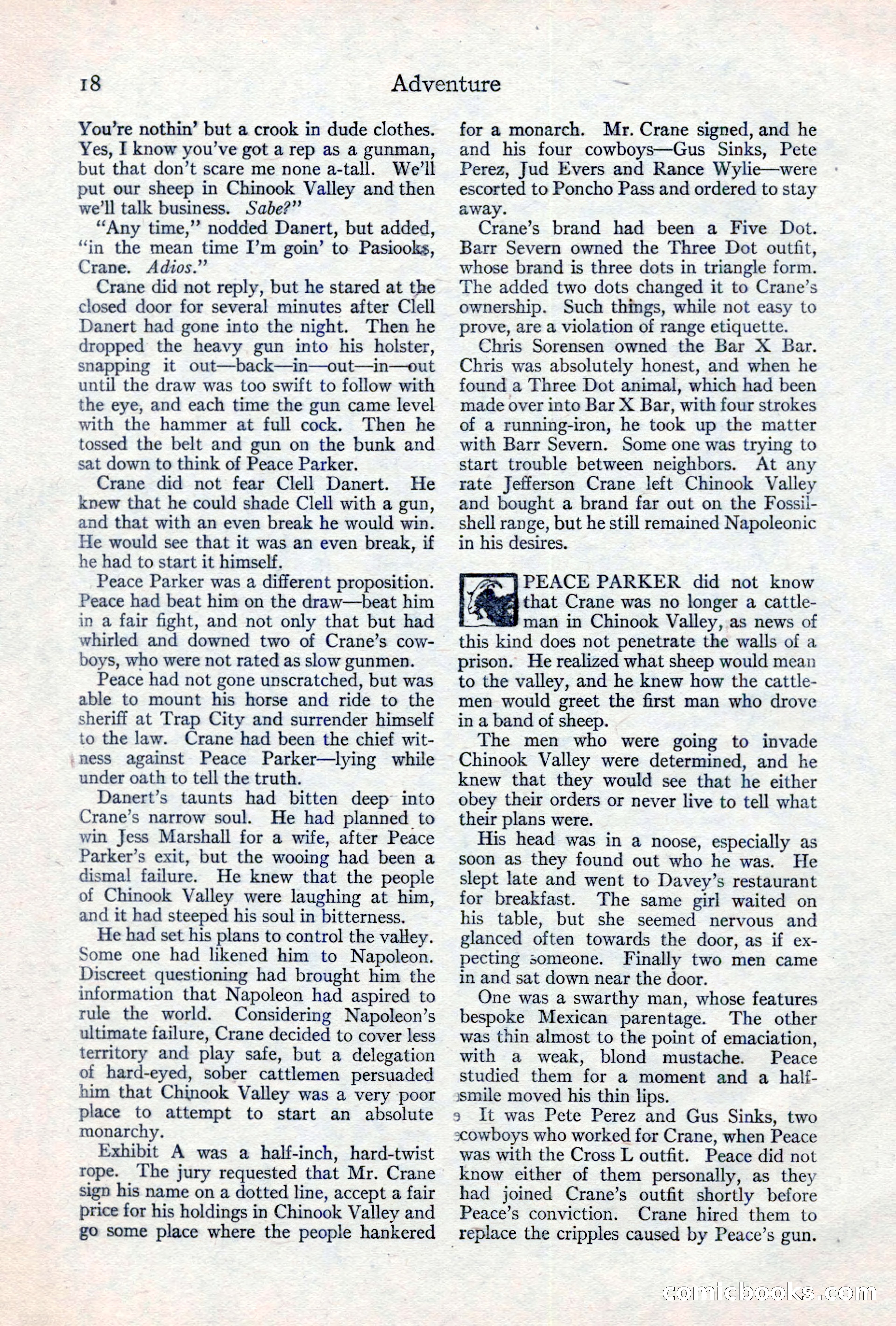 Adventure Magazine, May 10, 1923 — page 28 of 204
