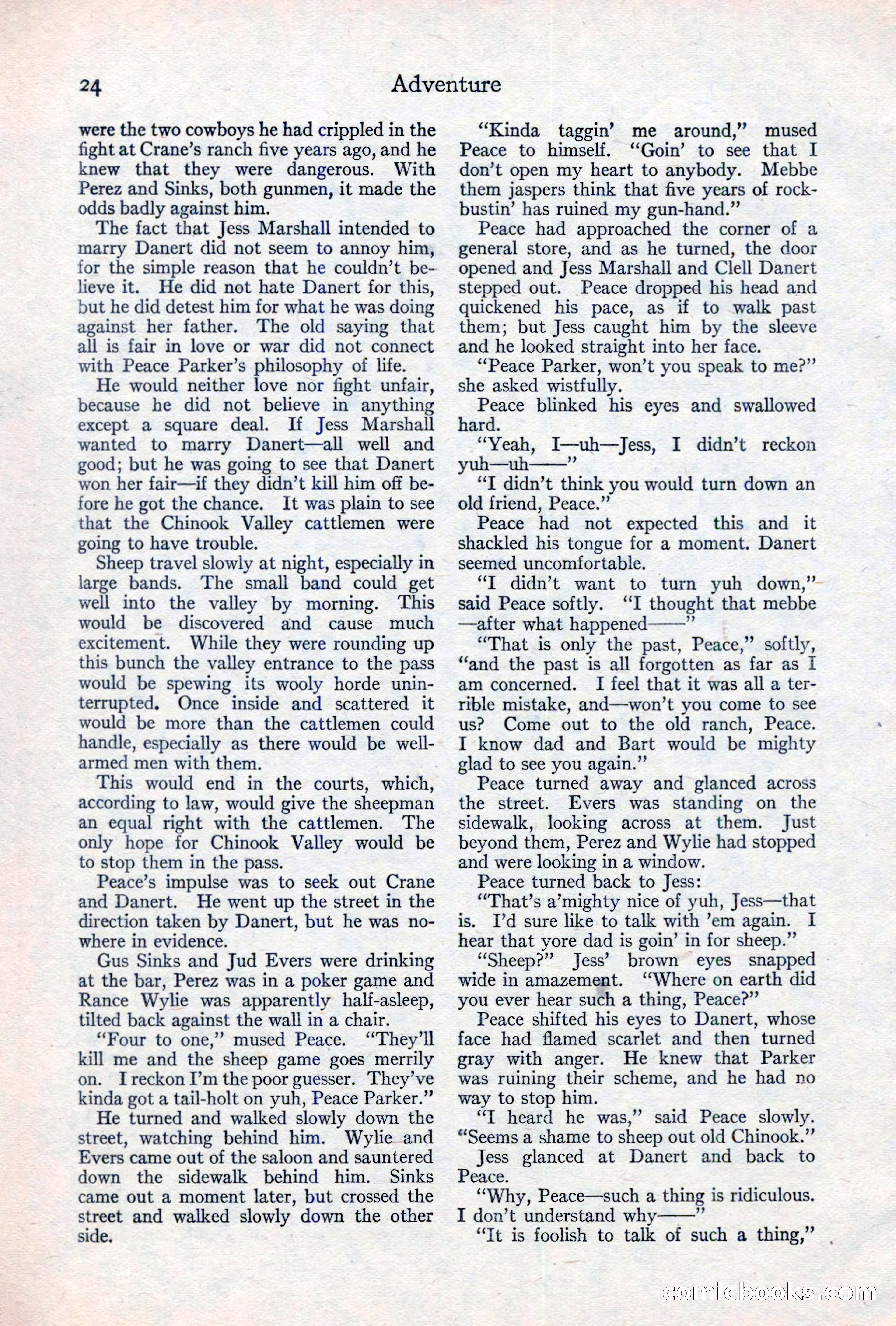 Adventure Magazine, May 10, 1923 — page 34 of 204