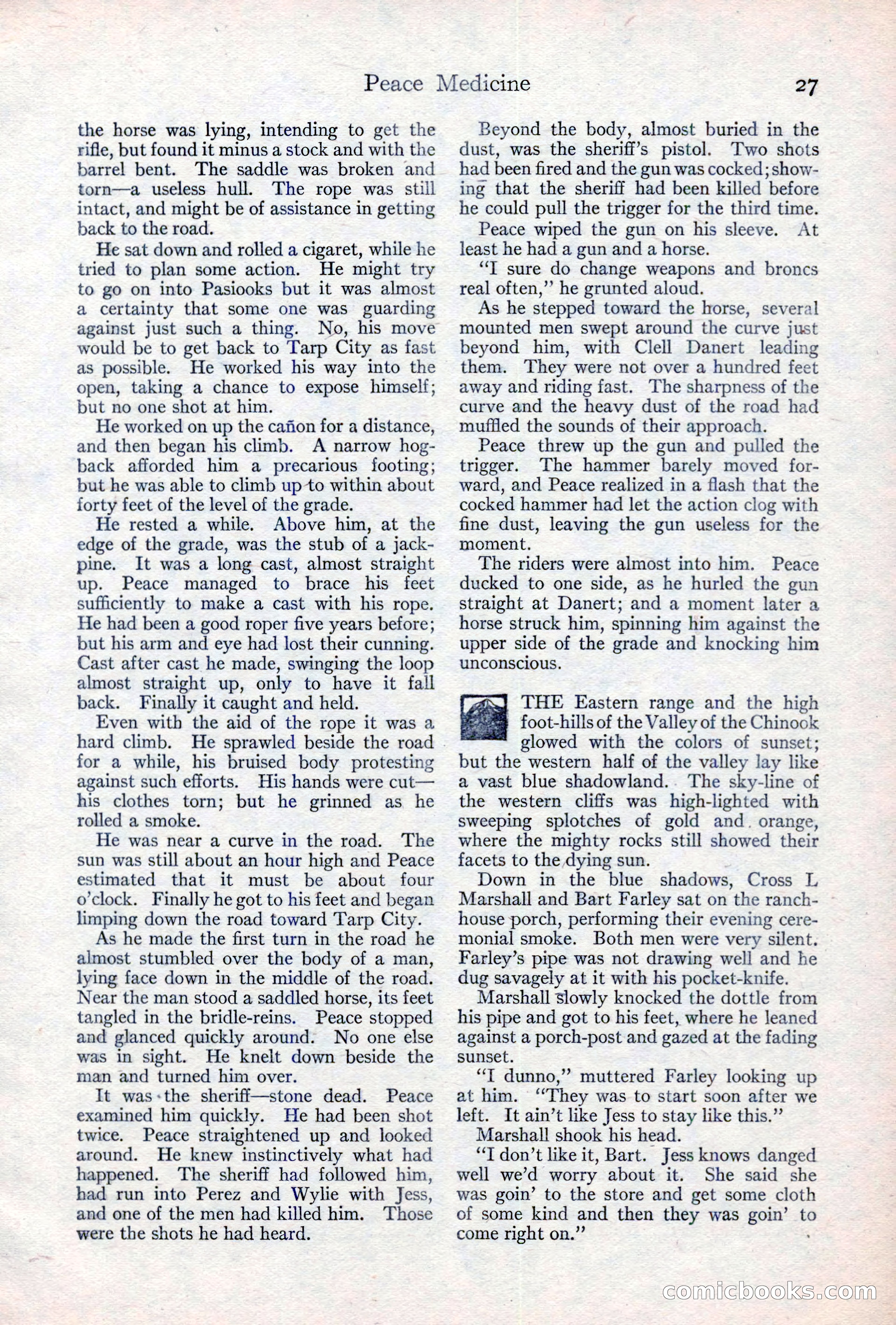 Adventure Magazine, May 10, 1923 — page 37 of 204