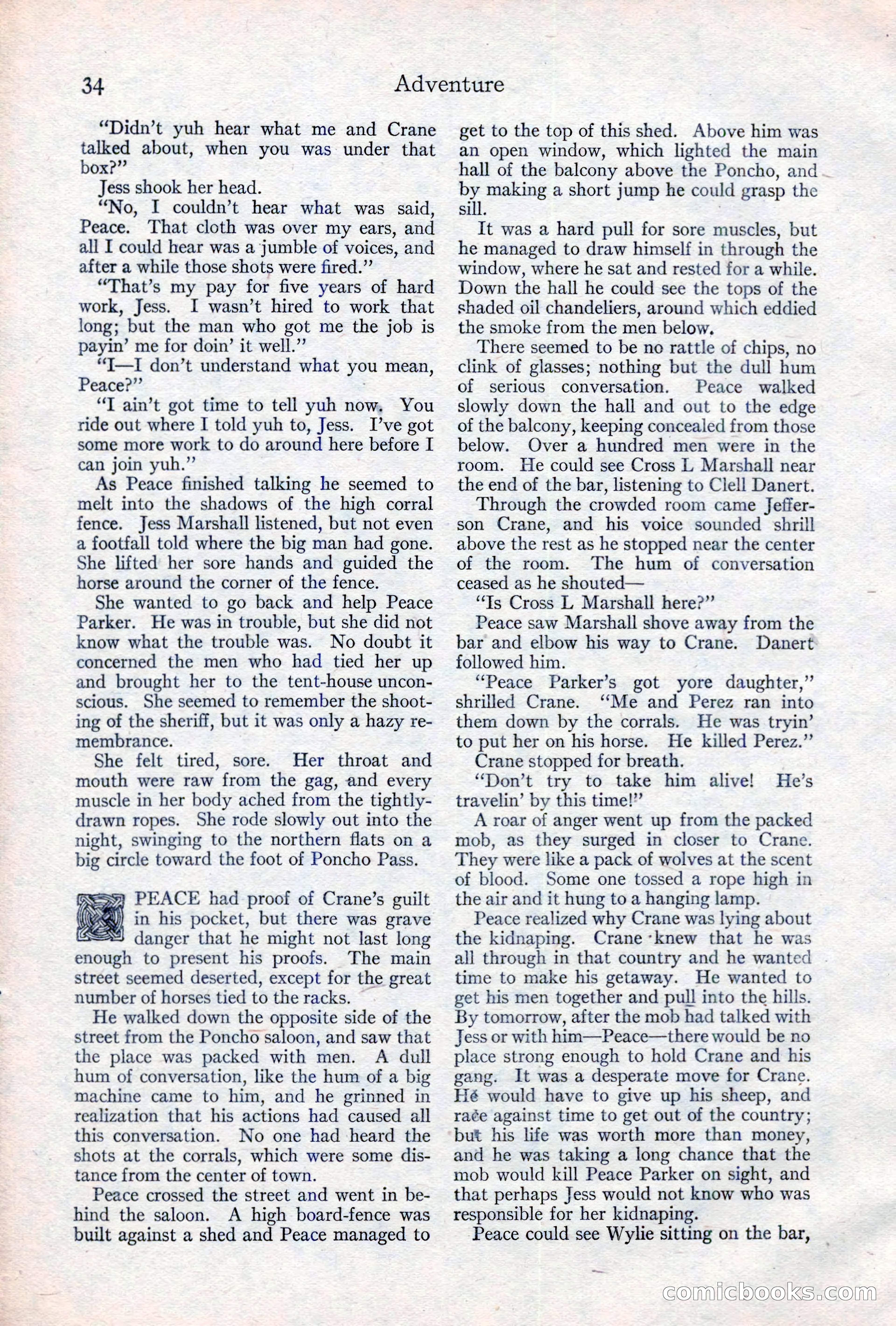 Adventure Magazine, May 10, 1923 — page 44 of 204