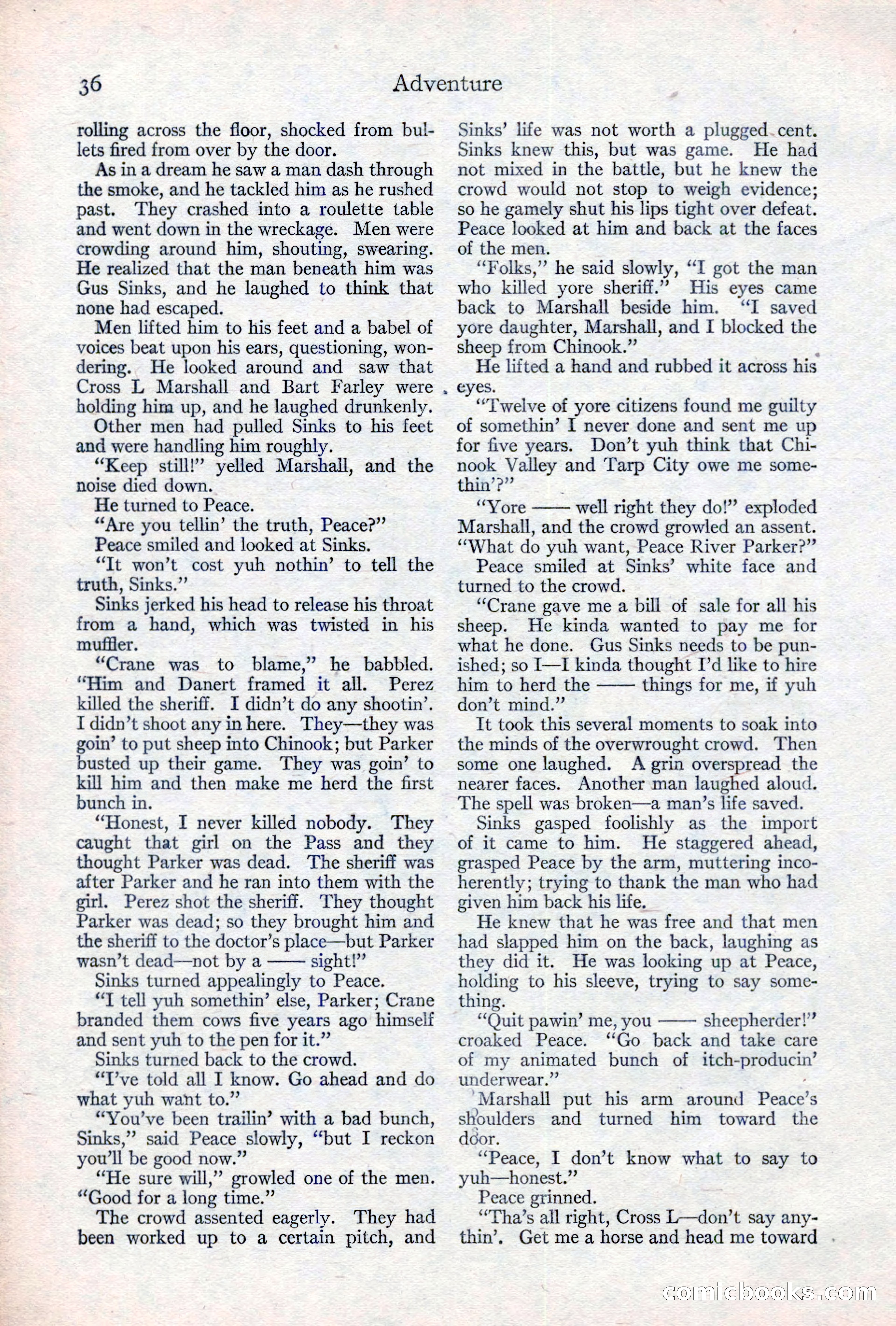 Adventure Magazine, May 10, 1923 — page 46 of 204