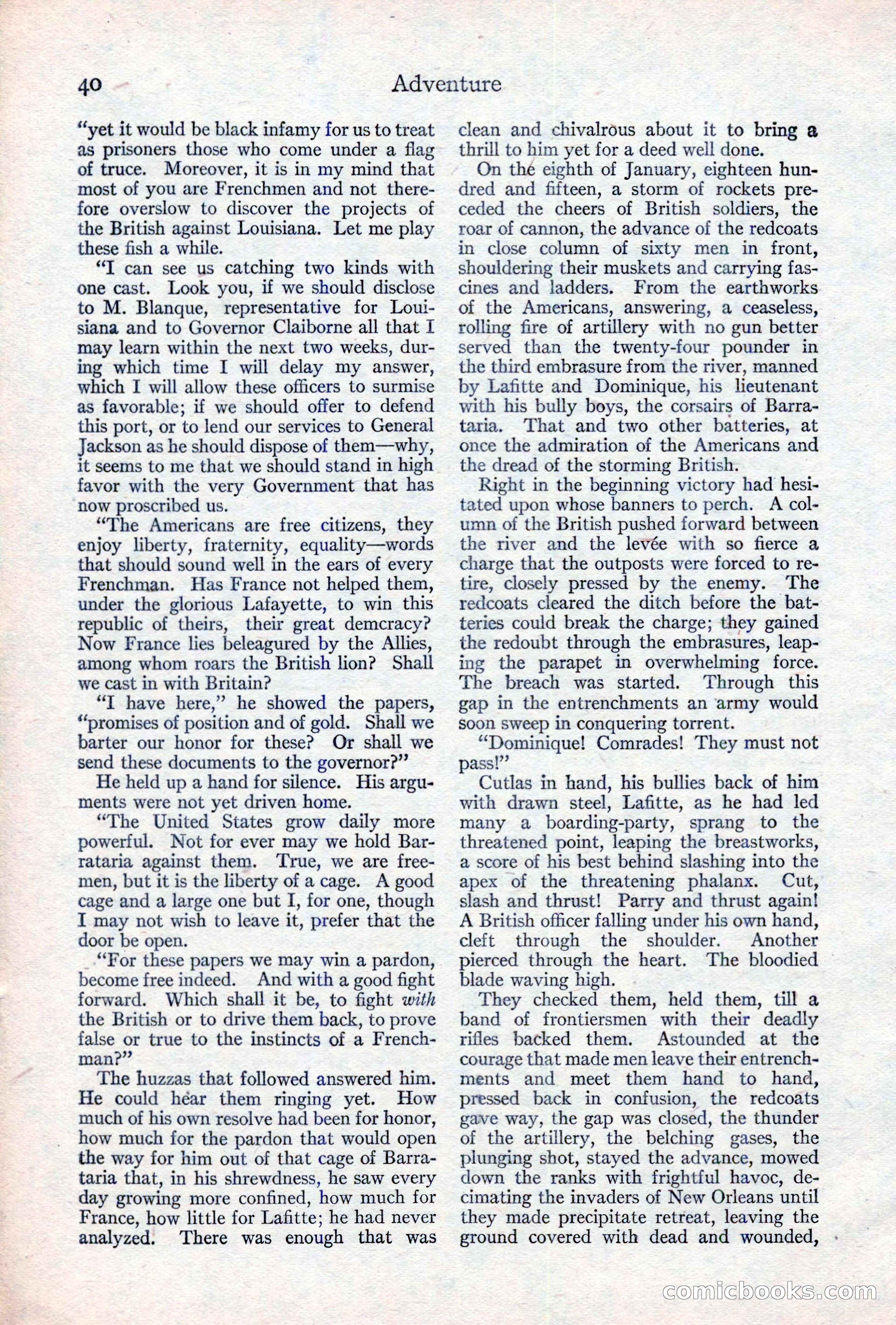 Adventure Magazine, May 10, 1923 — page 50 of 204