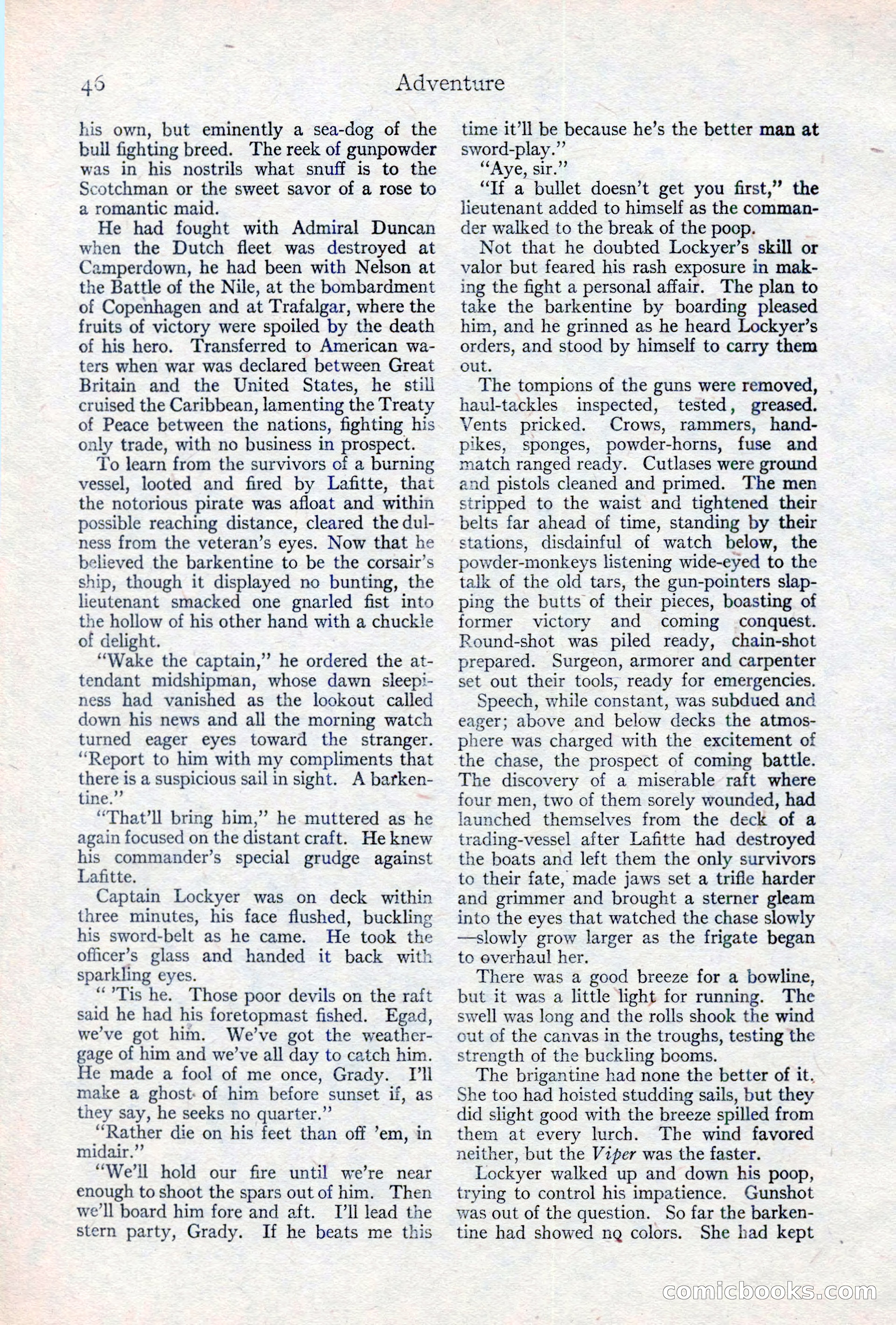 Adventure Magazine, May 10, 1923 — page 56 of 204