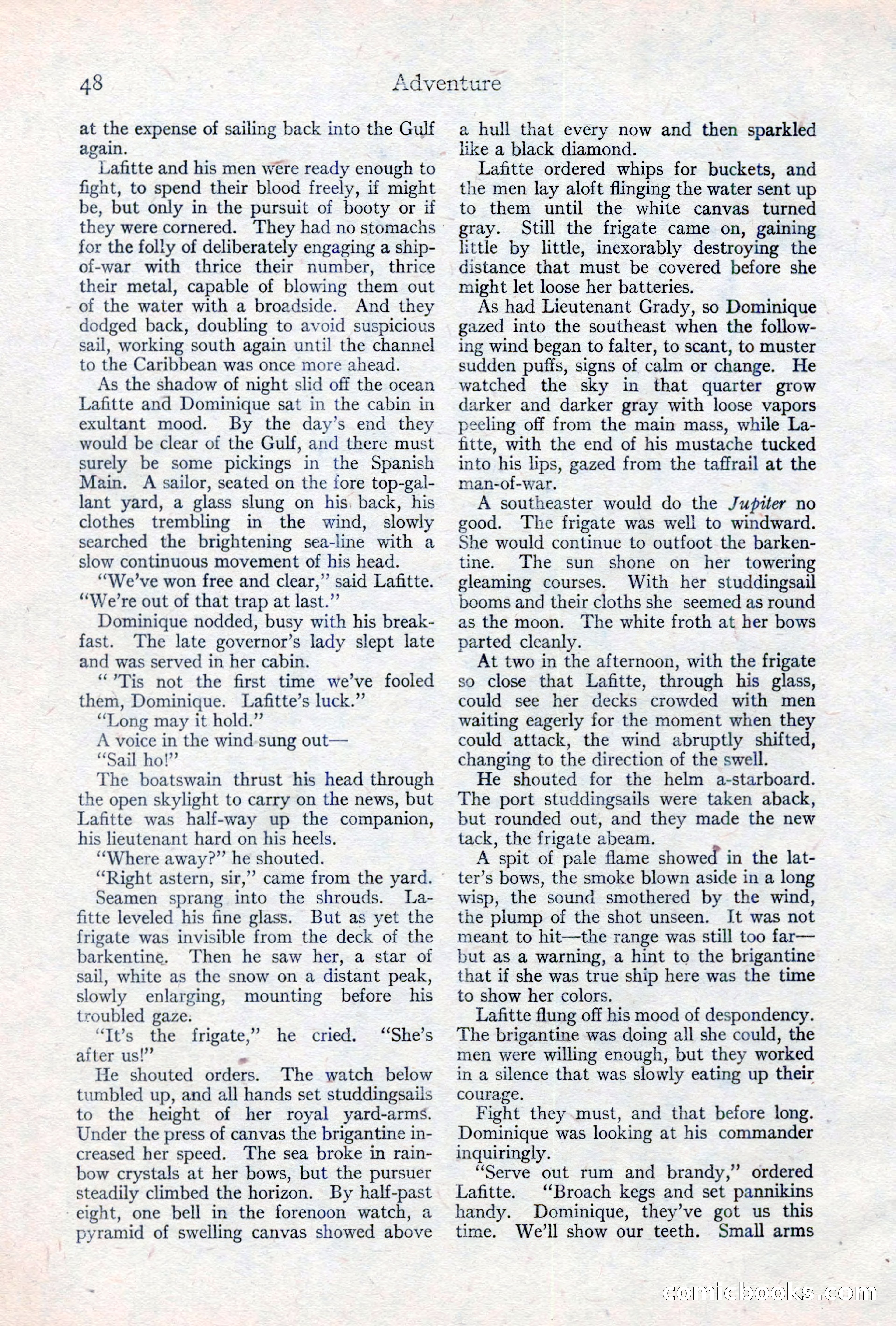 Adventure Magazine, May 10, 1923 — page 58 of 204