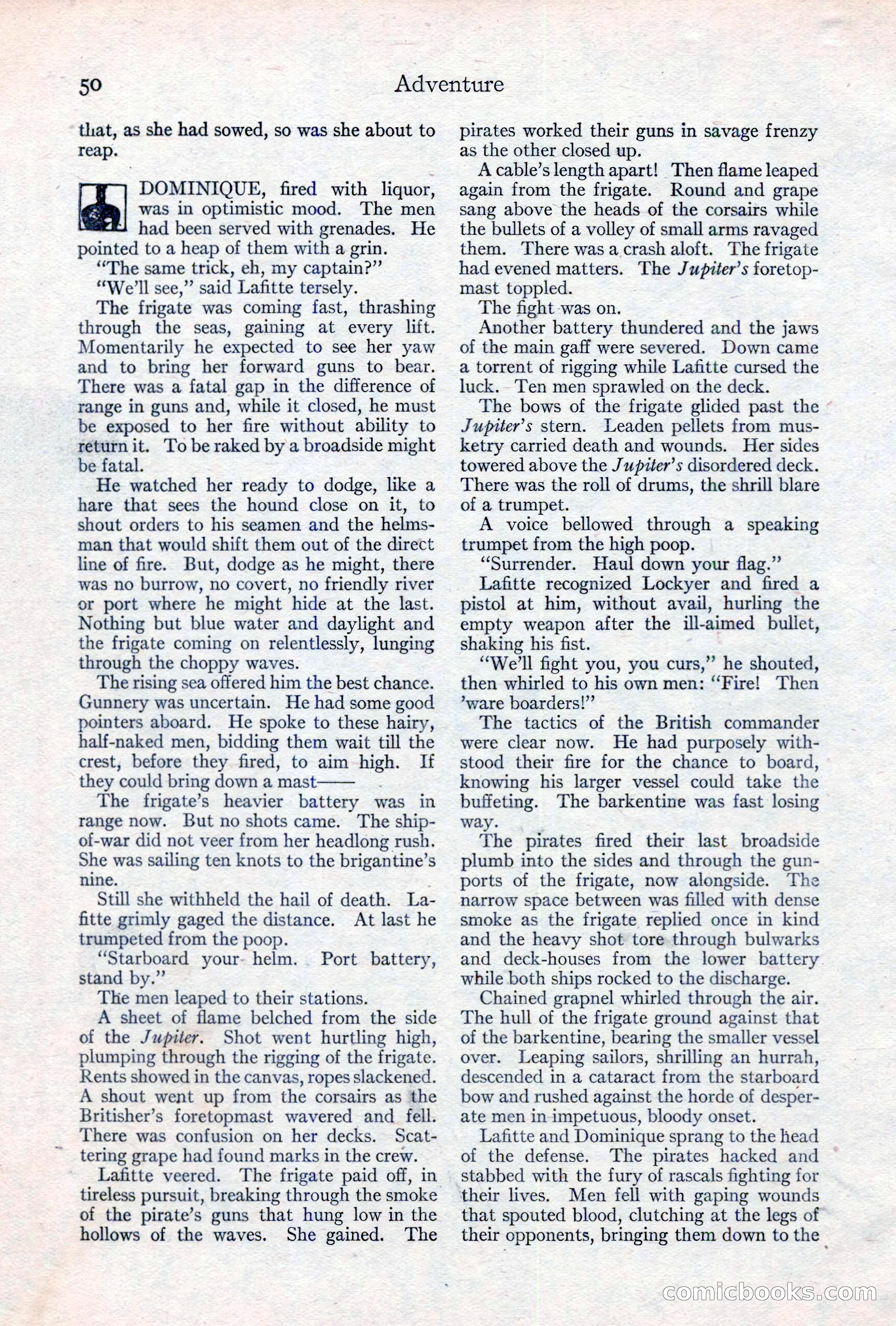 Adventure Magazine, May 10, 1923 — page 60 of 204