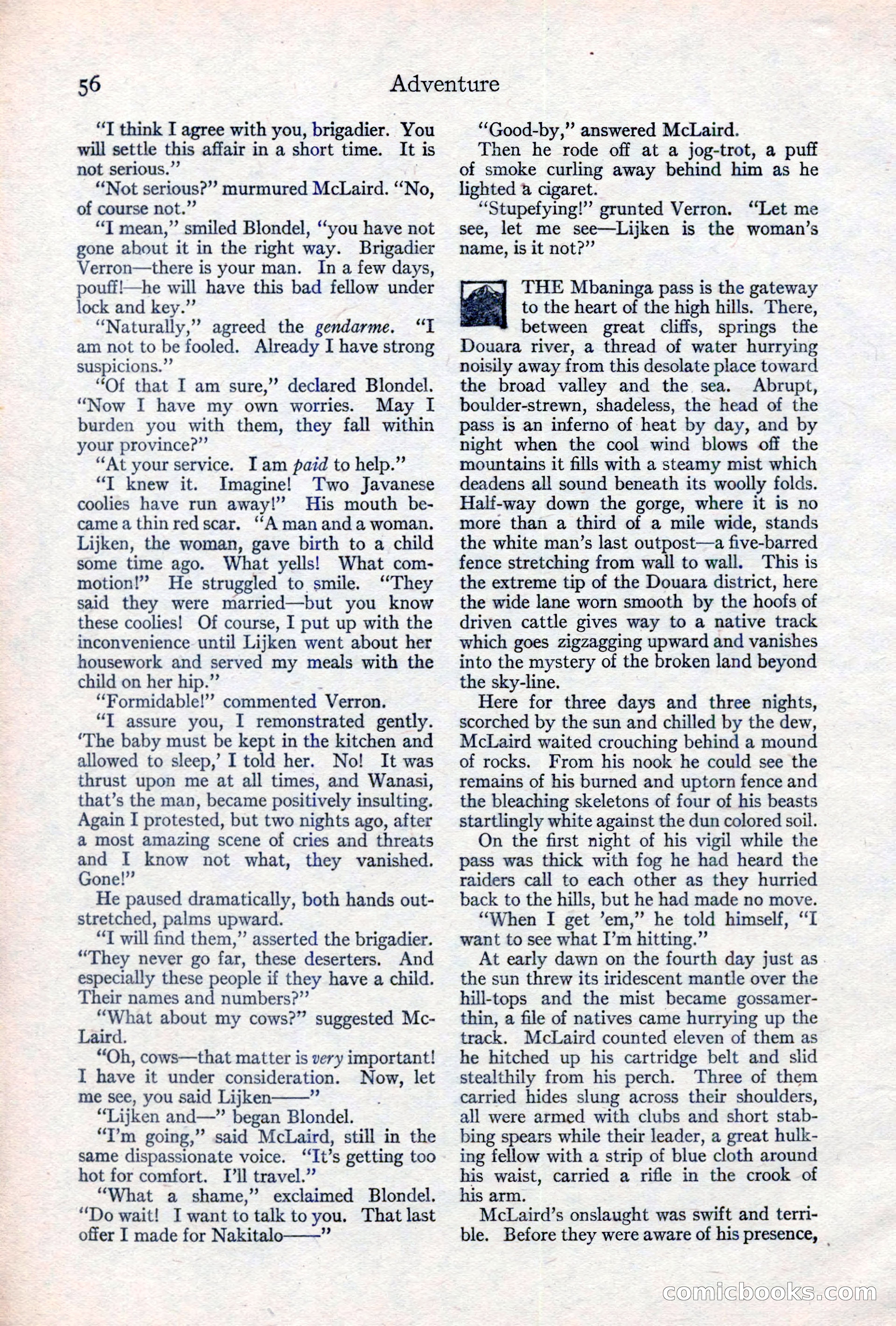 Adventure Magazine, May 10, 1923 — page 66 of 204