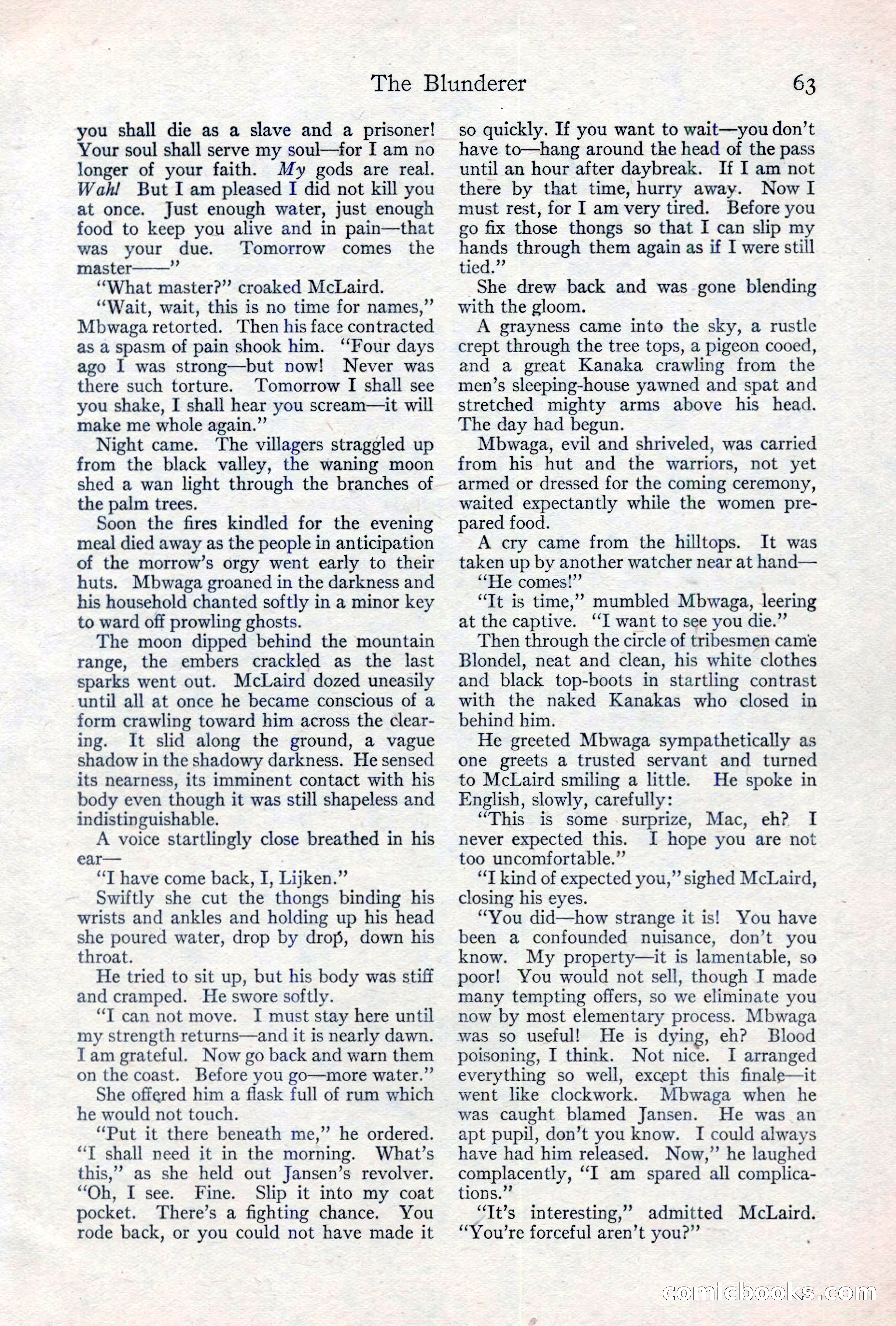 Adventure Magazine, May 10, 1923 — page 73 of 204