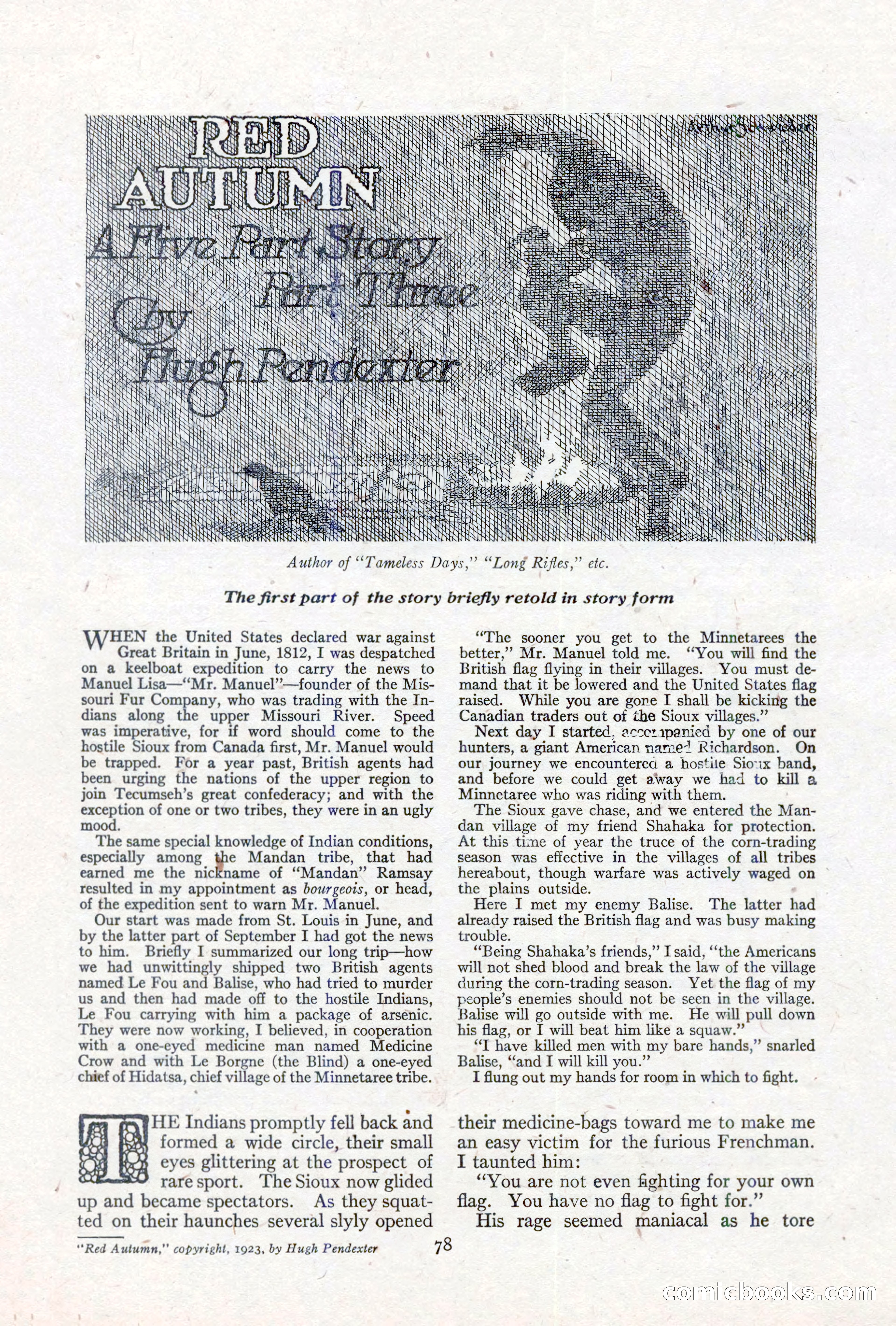 Adventure Magazine, May 10, 1923 — page 88 of 204