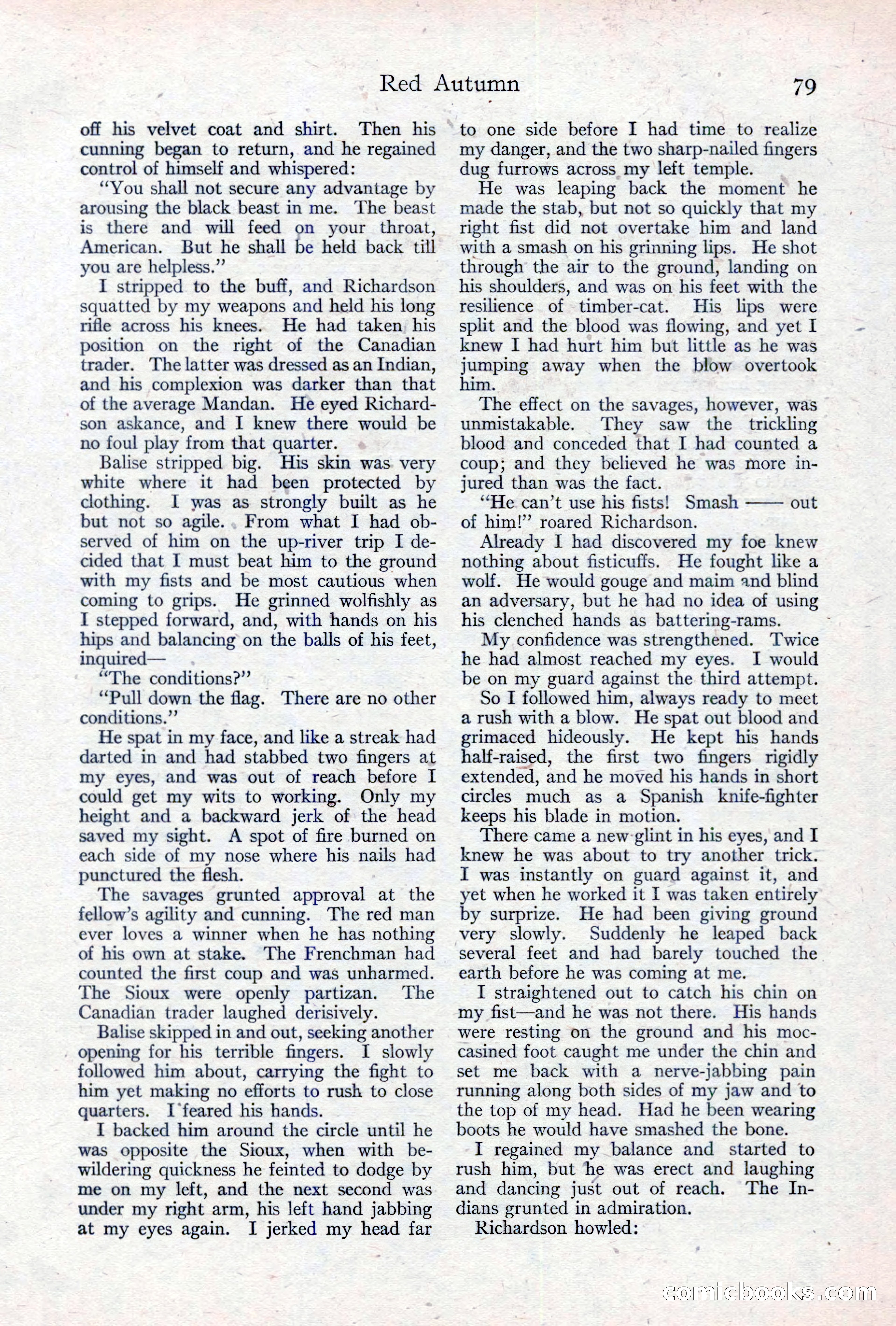 Adventure Magazine, May 10, 1923 — page 89 of 204