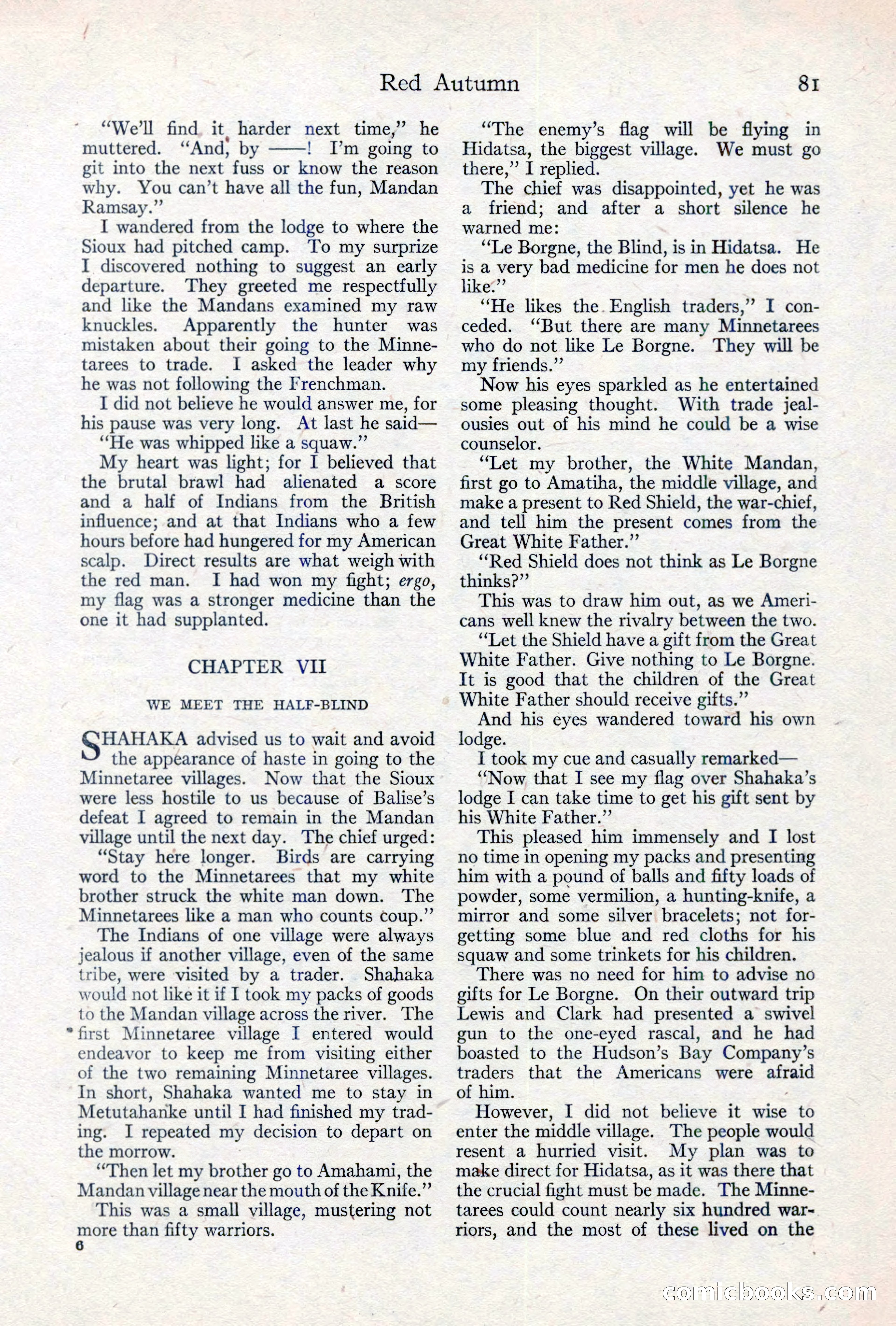 Adventure Magazine, May 10, 1923 — page 91 of 204