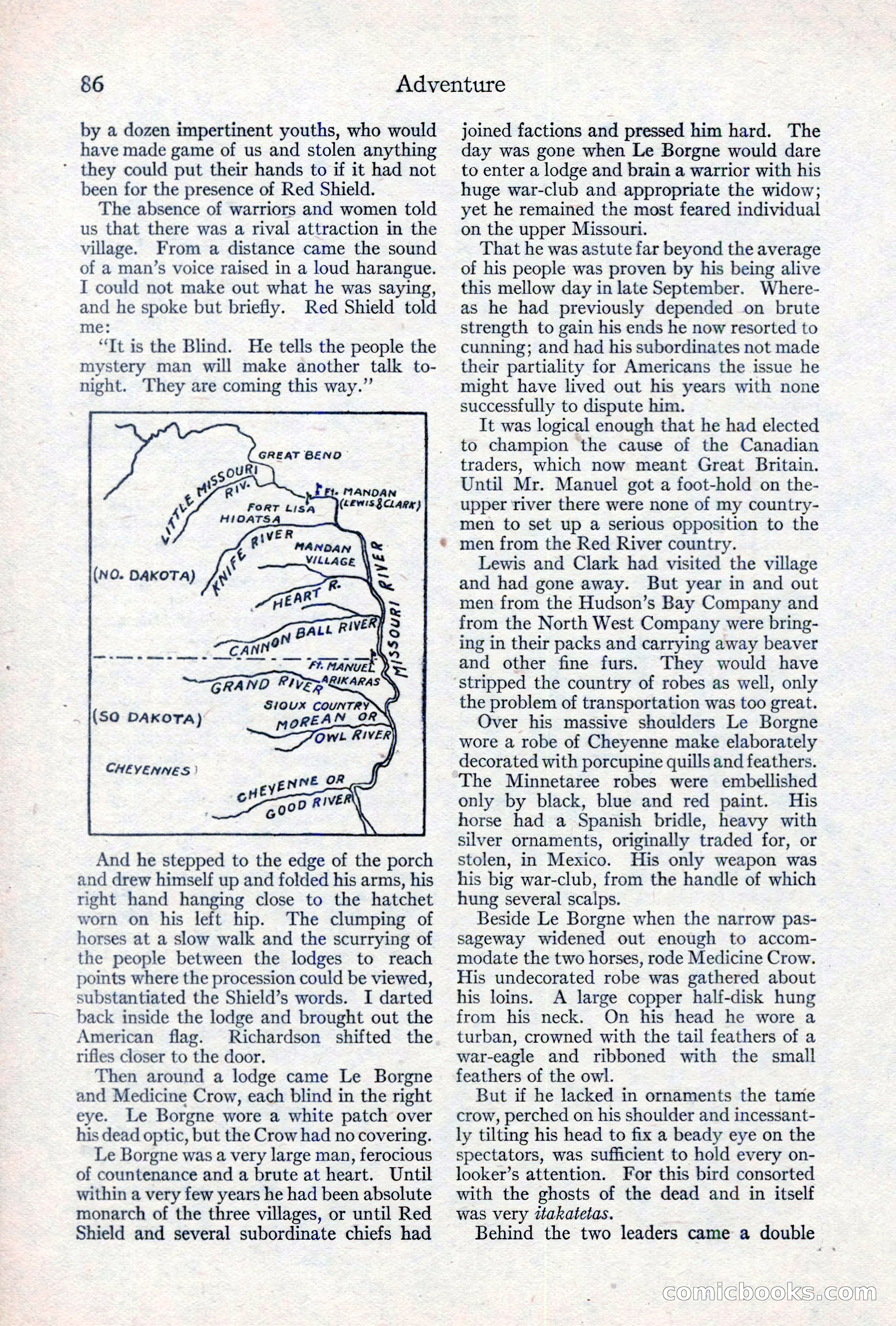 Adventure Magazine, May 10, 1923 — page 96 of 204