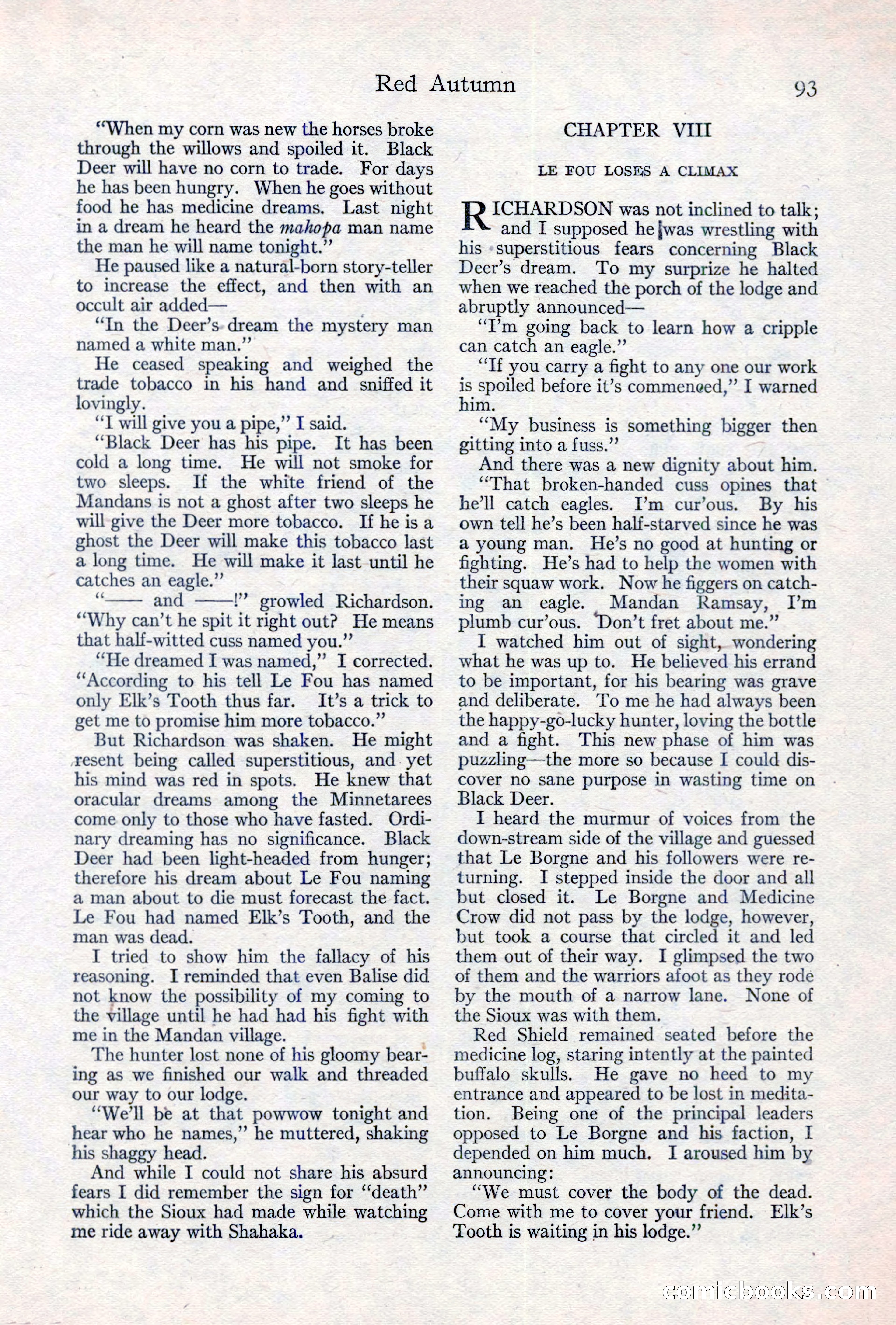Adventure Magazine, May 10, 1923 — page 103 of 204