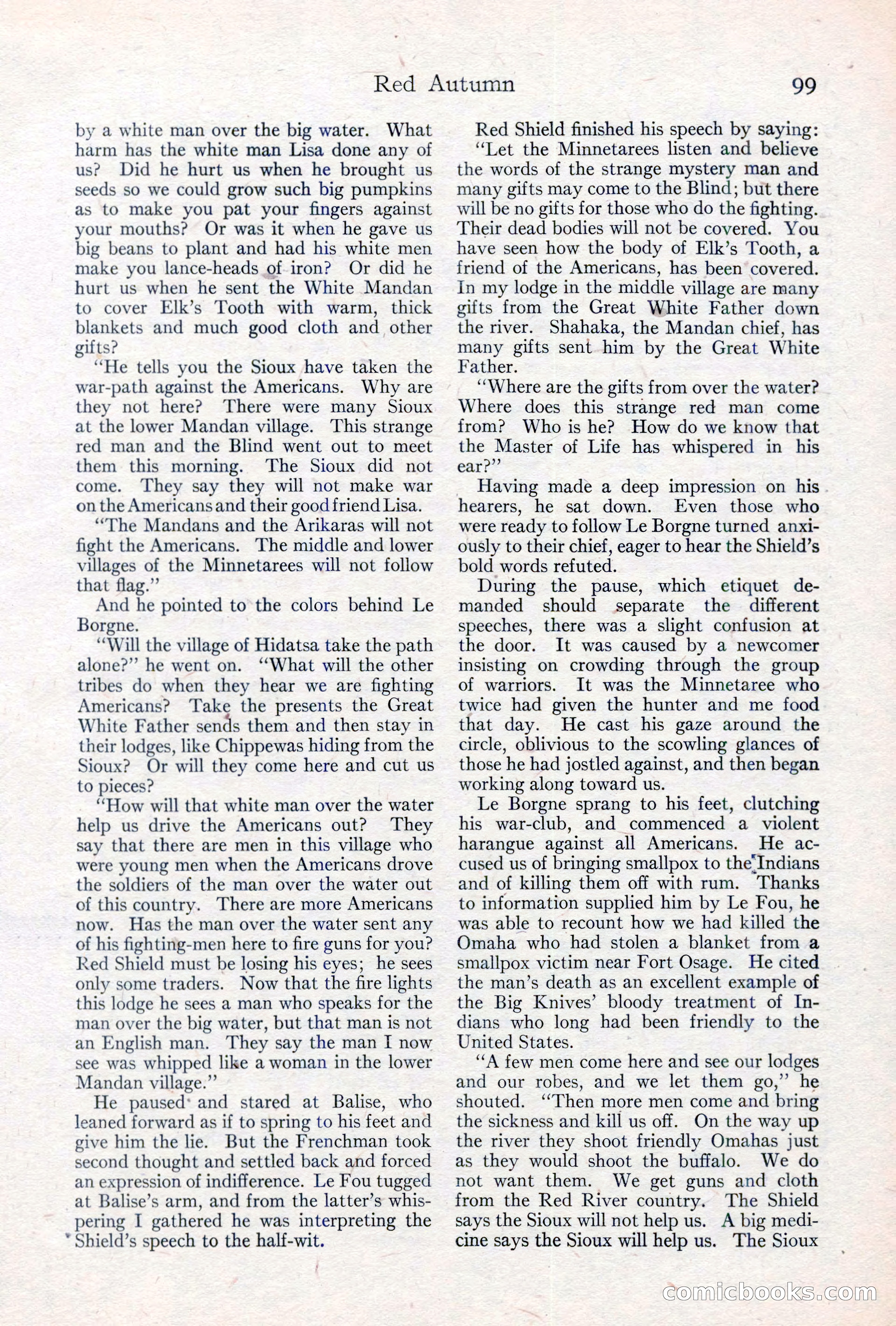 Adventure Magazine, May 10, 1923 — page 109 of 204