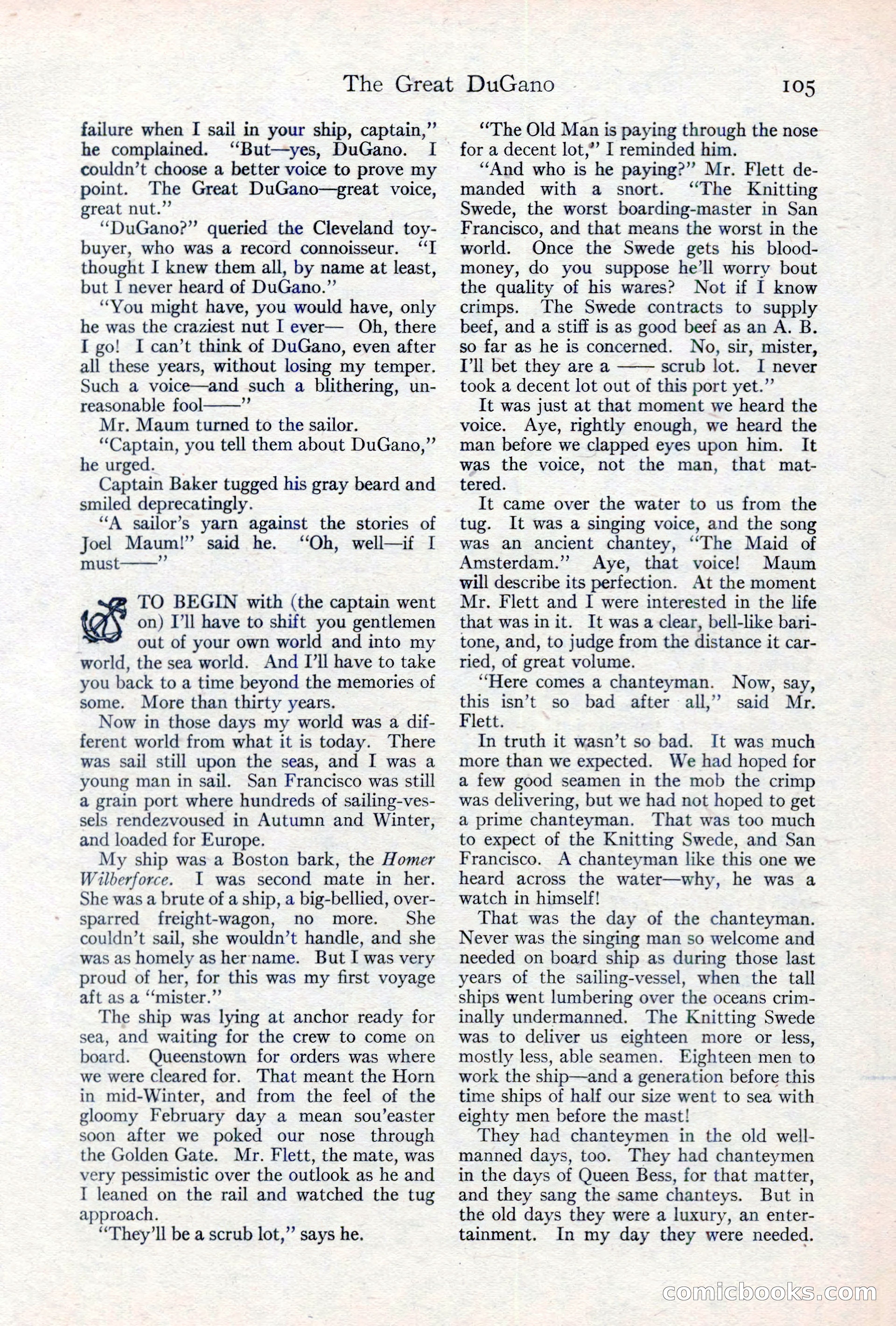 Adventure Magazine, May 10, 1923 — page 115 of 204