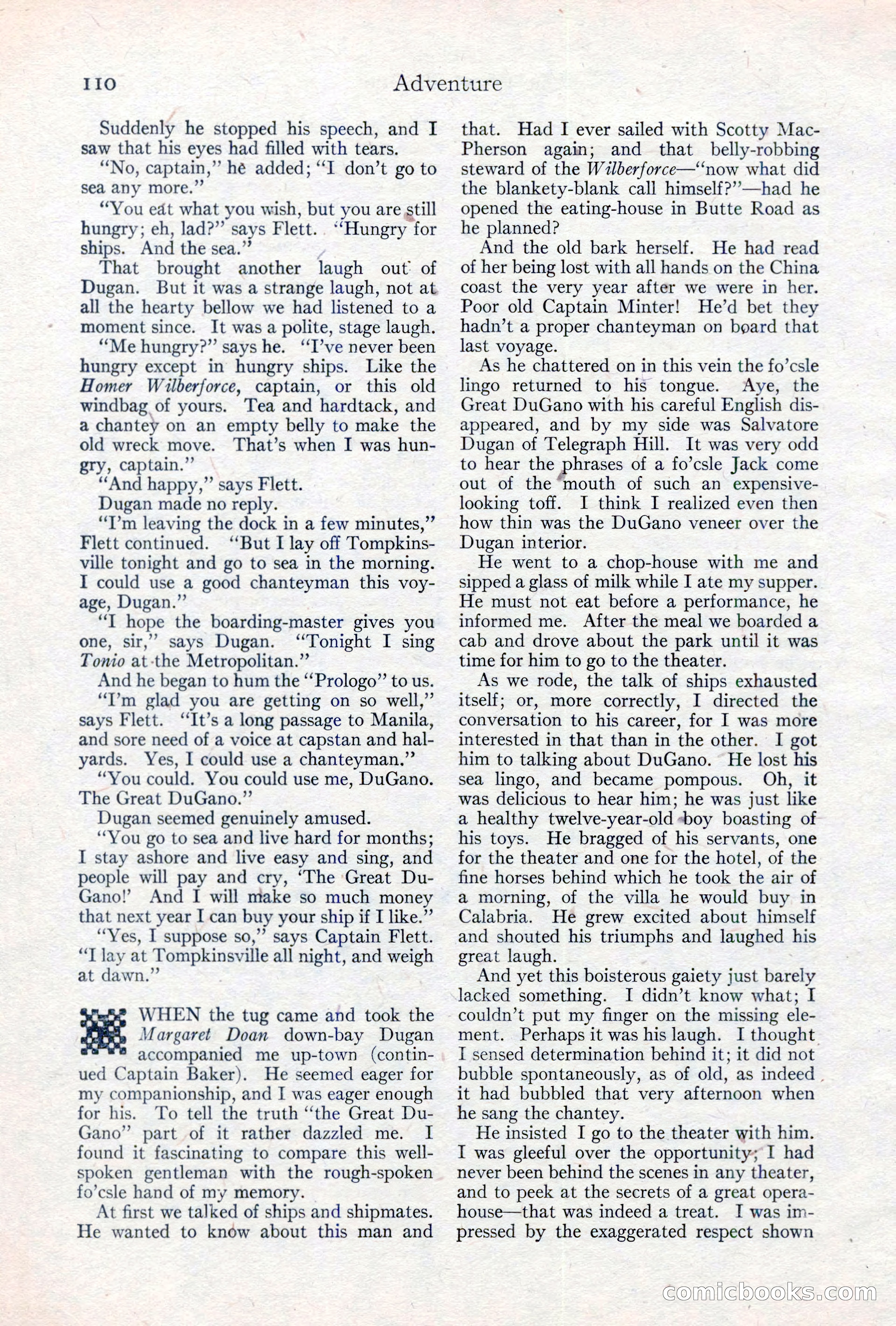 Adventure Magazine, May 10, 1923 — page 120 of 204