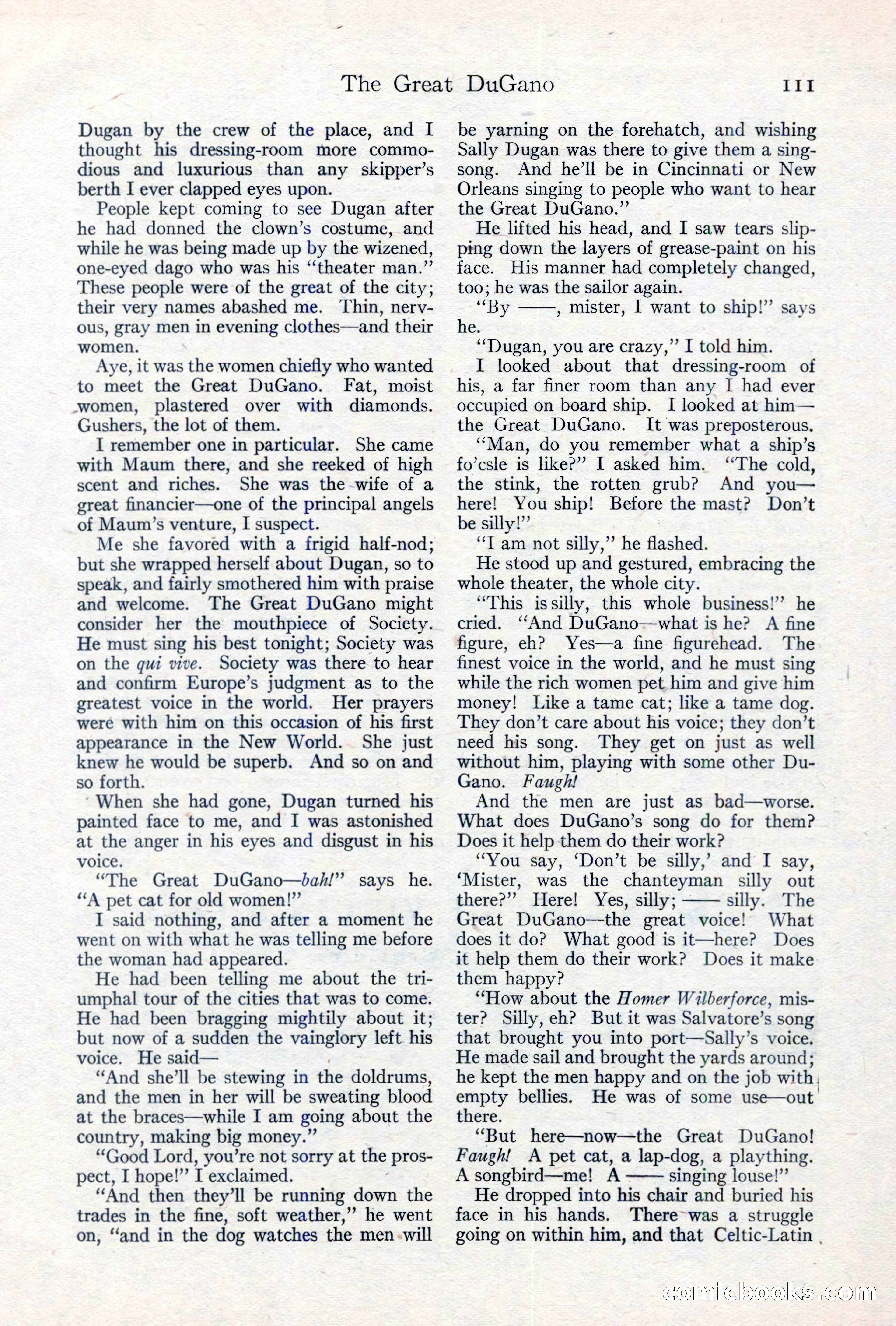 Adventure Magazine, May 10, 1923 — page 121 of 204