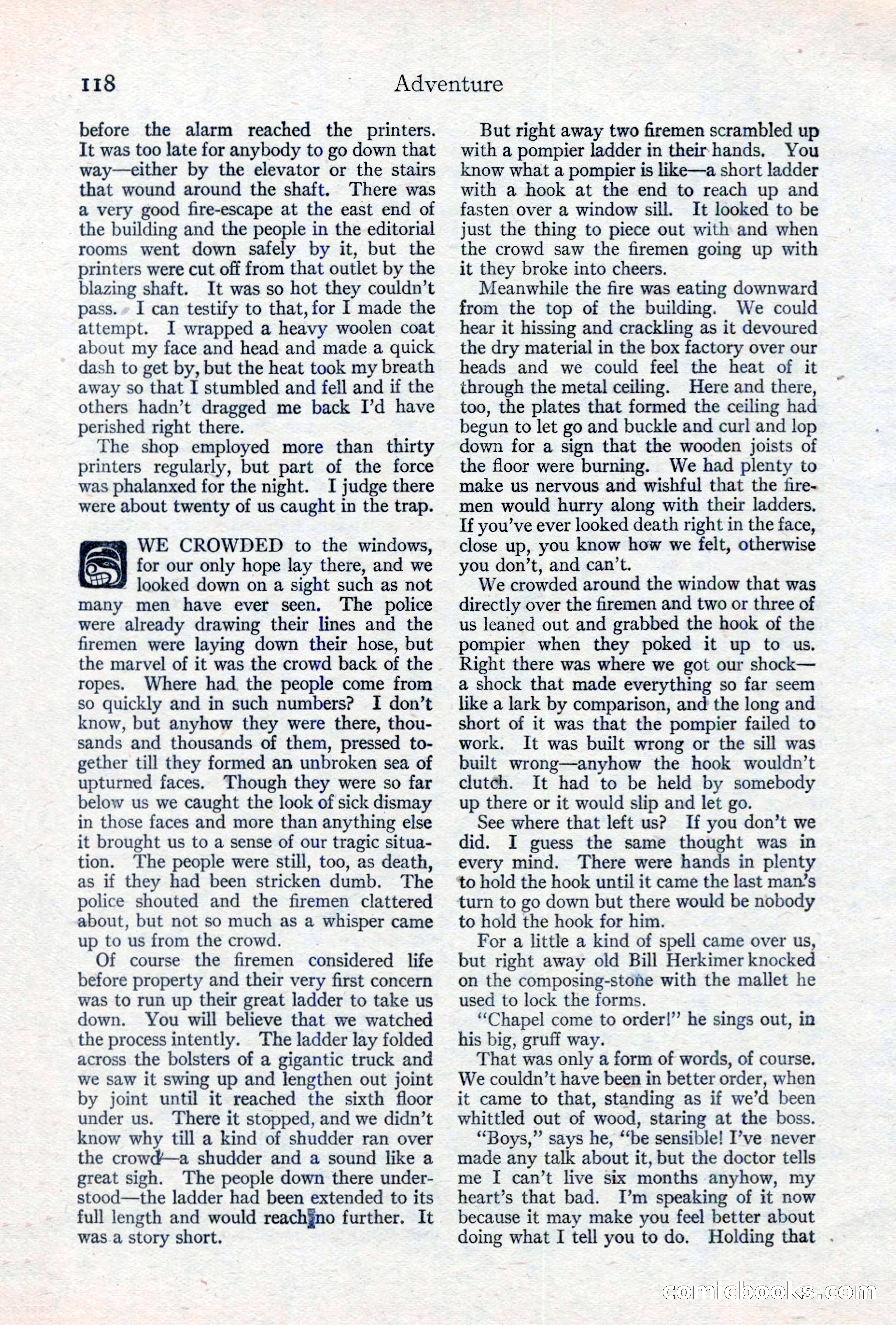 Adventure Magazine, May 10, 1923 — page 128 of 204