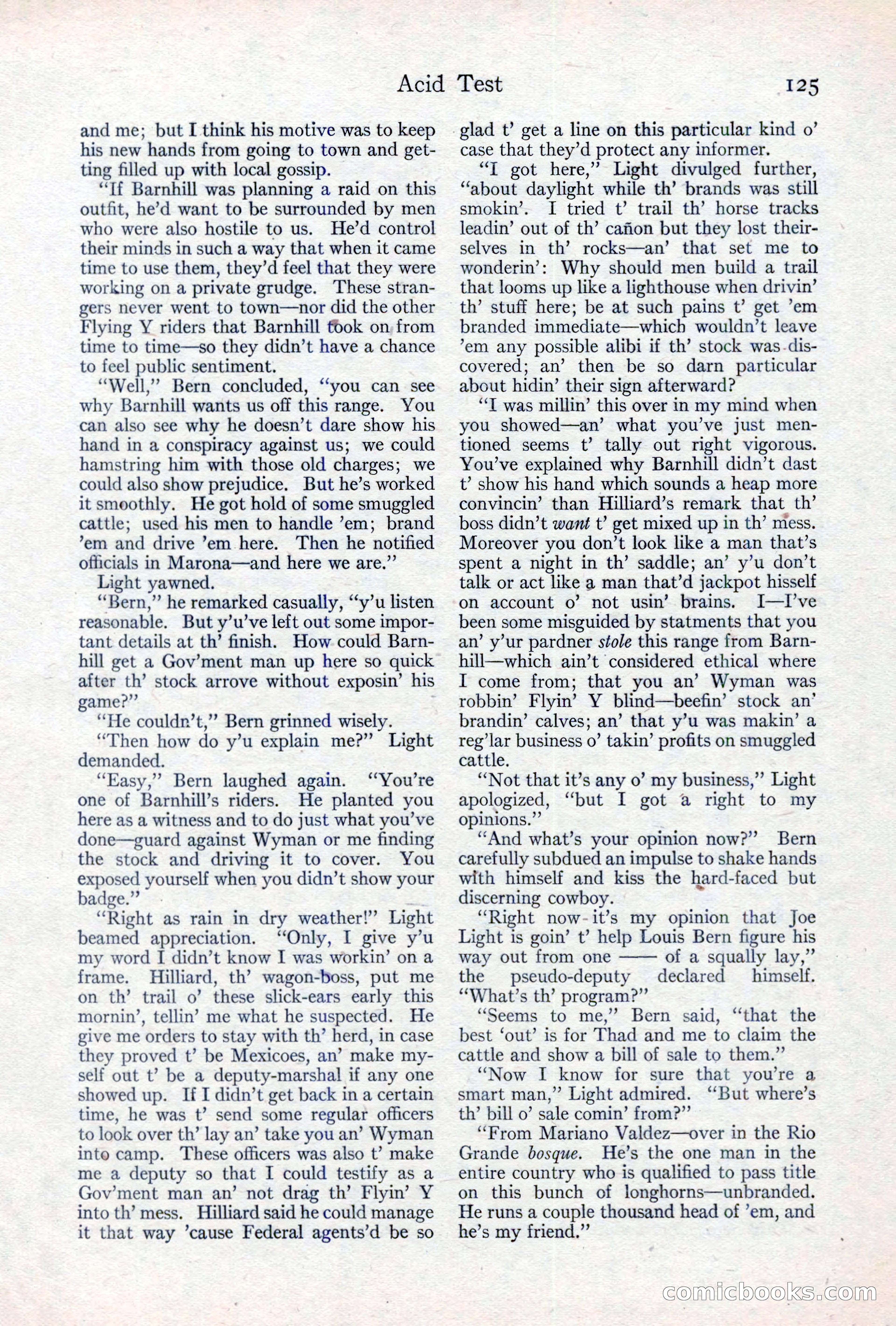 Adventure Magazine, May 10, 1923 — page 135 of 204