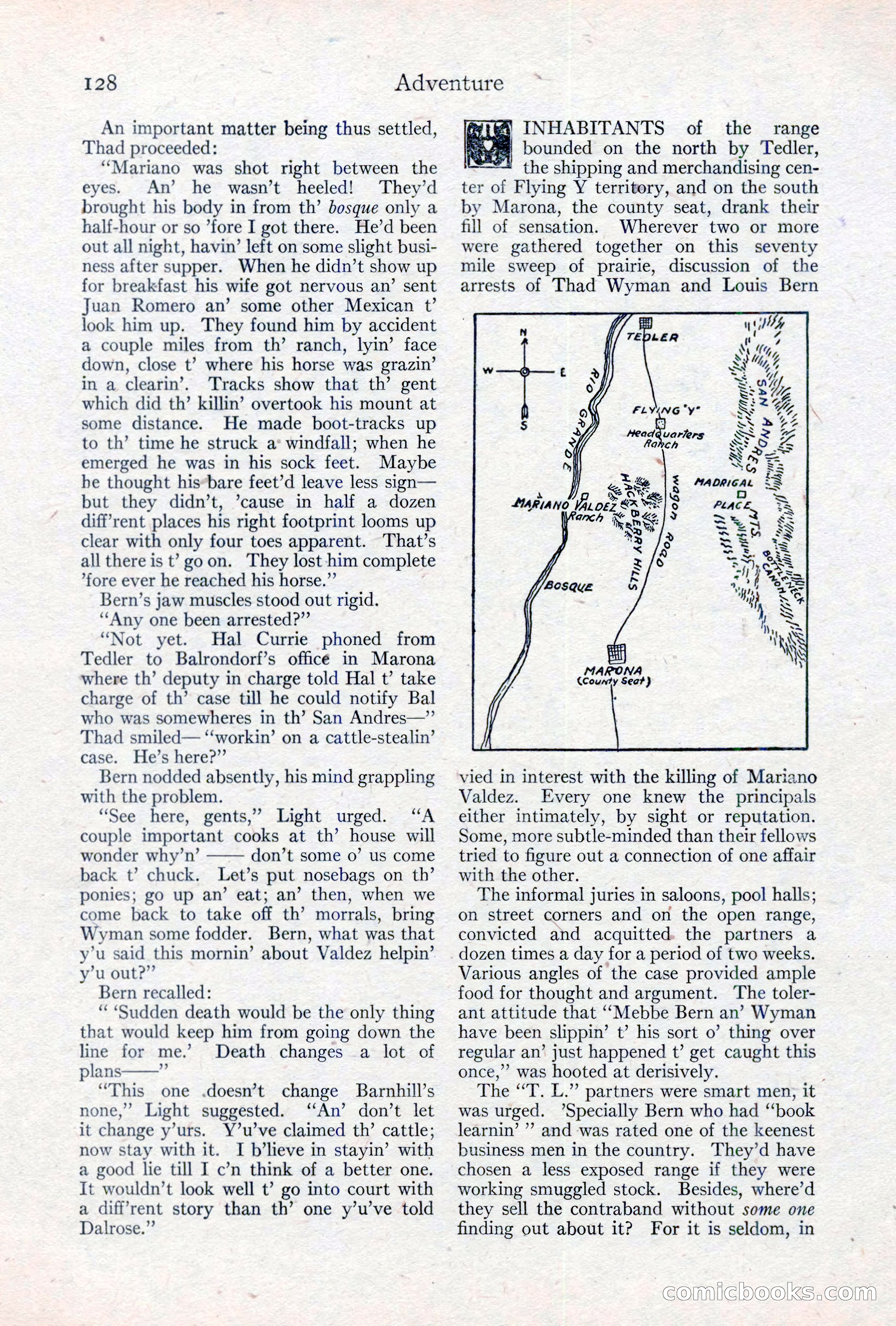 Adventure Magazine, May 10, 1923 — page 138 of 204