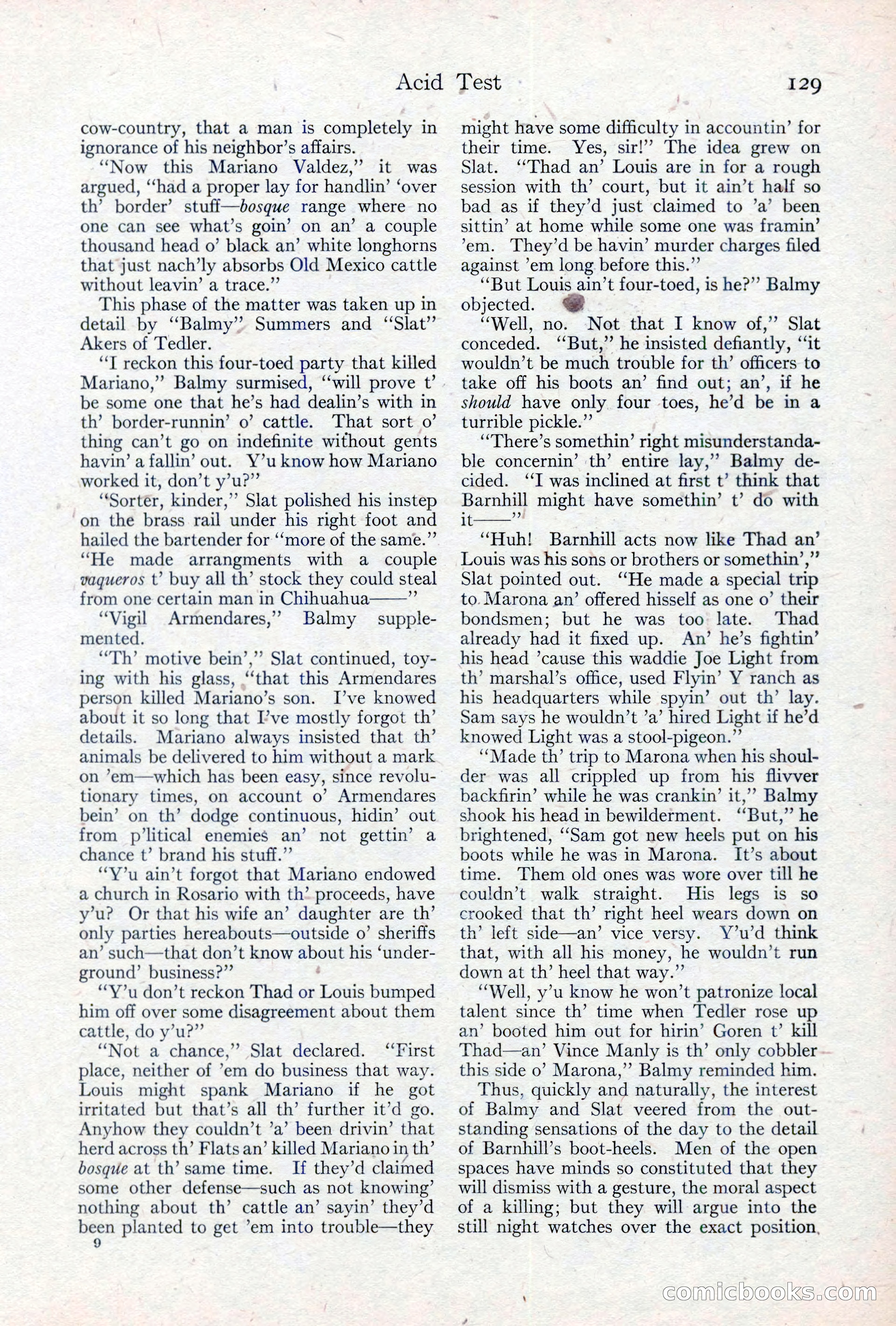 Adventure Magazine, May 10, 1923 — page 139 of 204