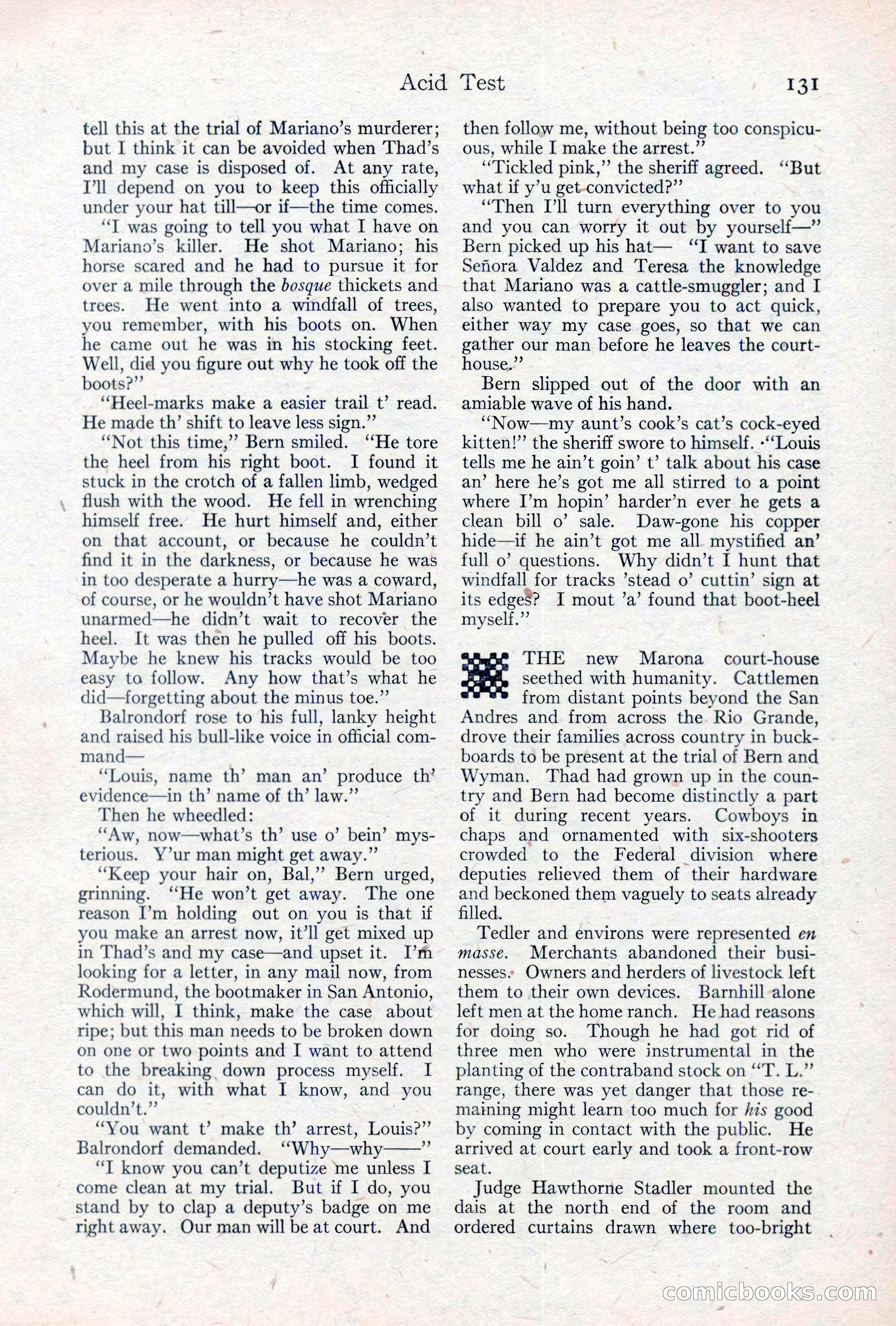 Adventure Magazine, May 10, 1923 — page 141 of 204