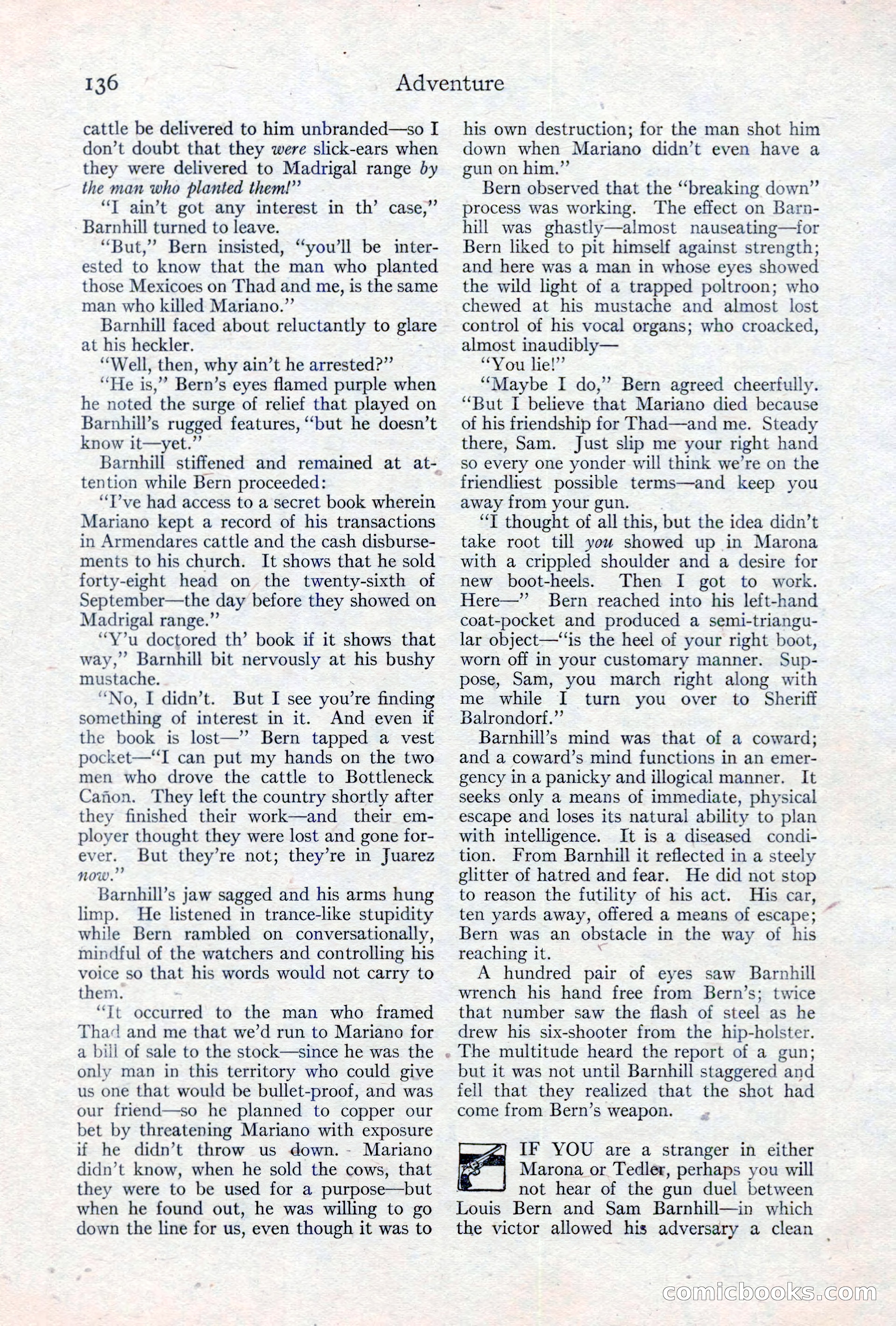 Adventure Magazine, May 10, 1923 — page 146 of 204