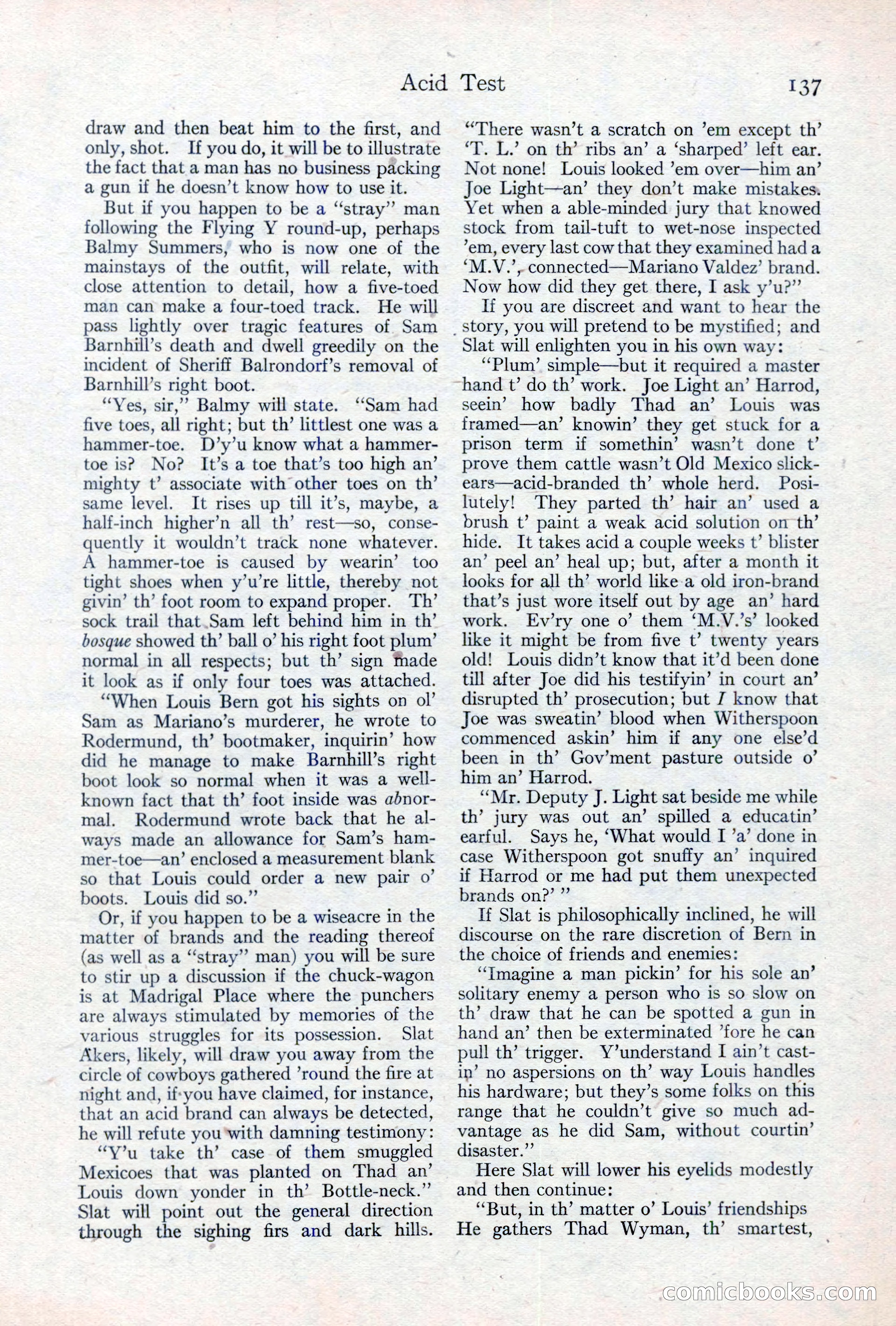 Adventure Magazine, May 10, 1923 — page 147 of 204