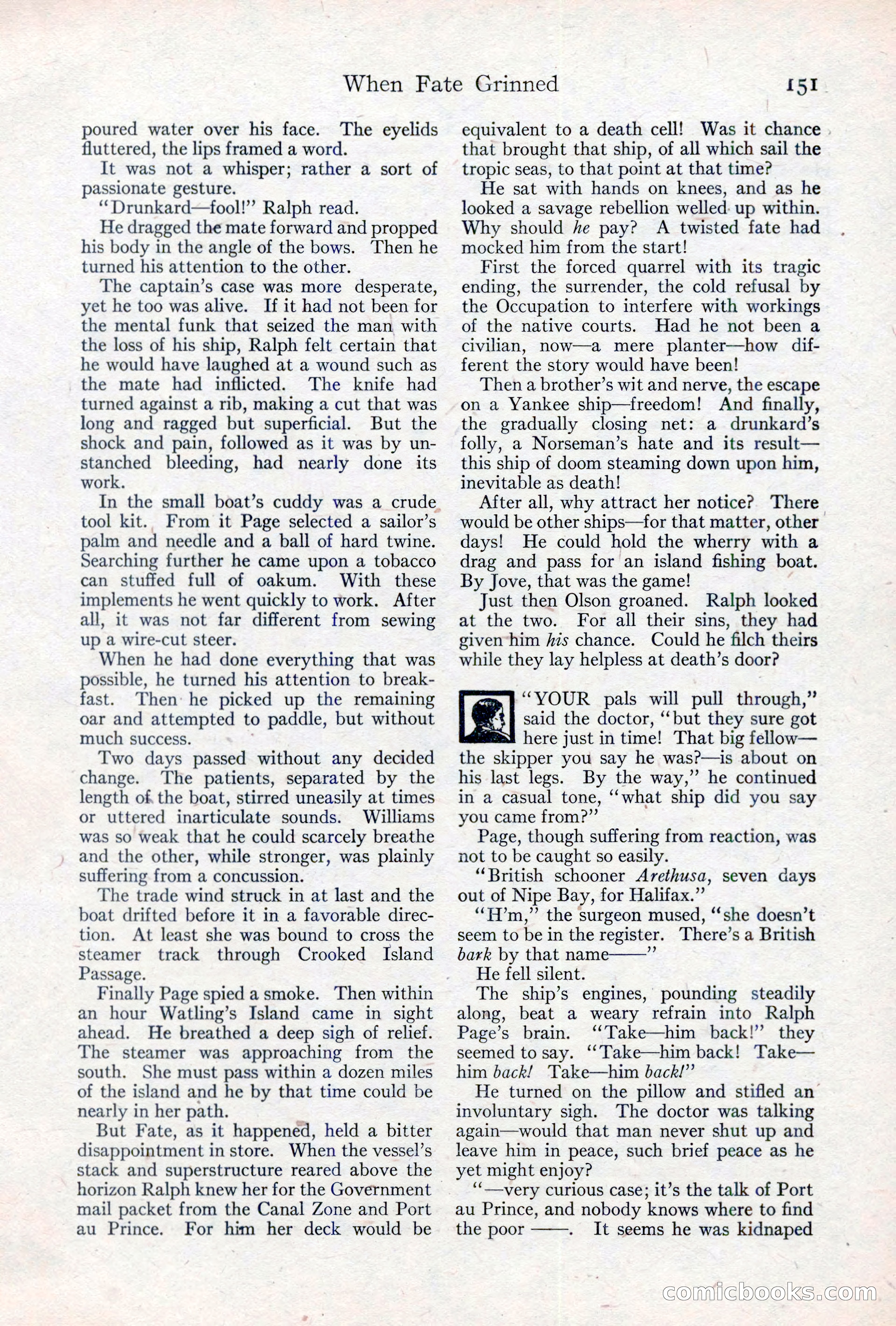 Adventure Magazine, May 10, 1923 — page 161 of 204