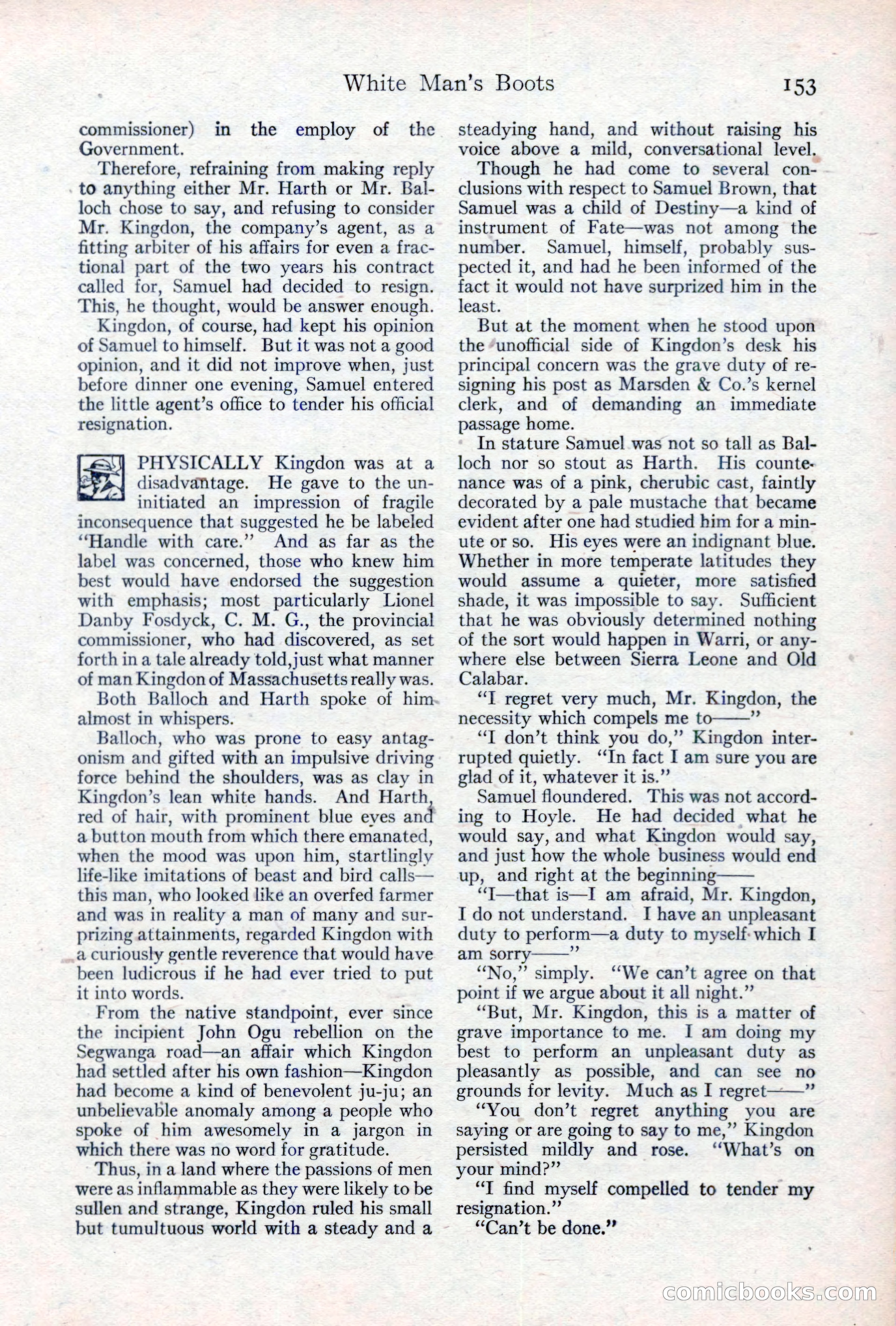 Adventure Magazine, May 10, 1923 — page 163 of 204