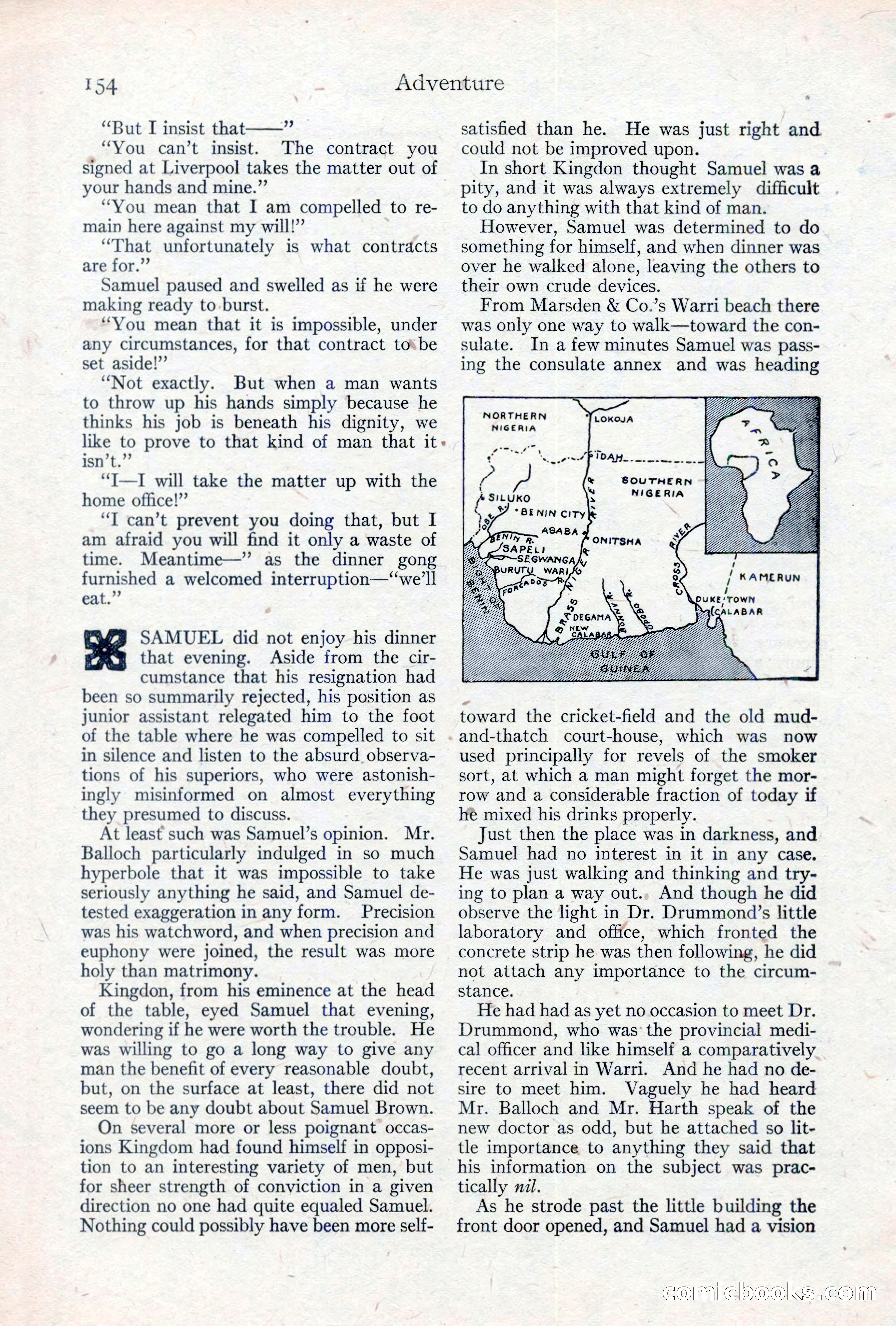 Adventure Magazine, May 10, 1923 — page 164 of 204