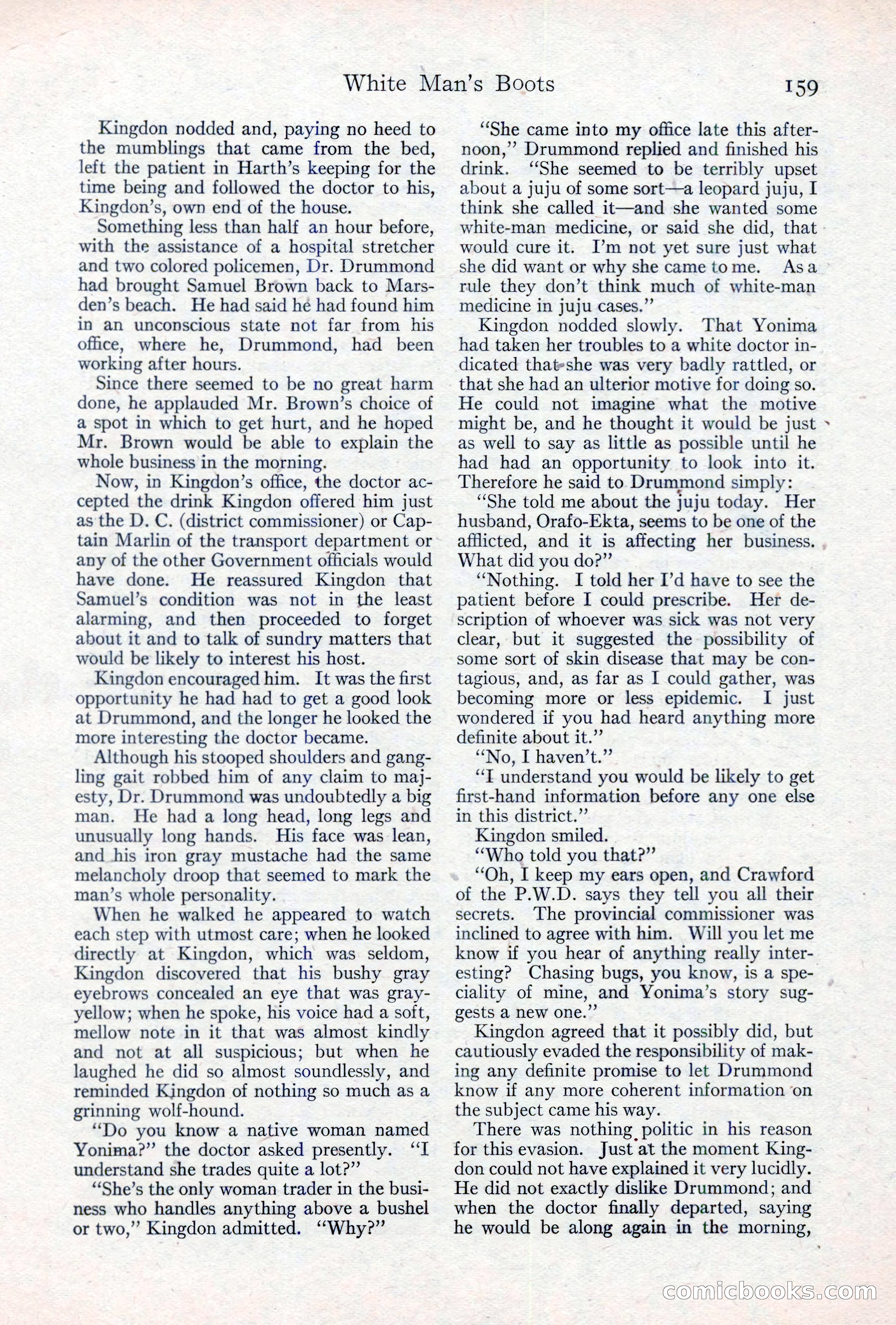 Adventure Magazine, May 10, 1923 — page 169 of 204