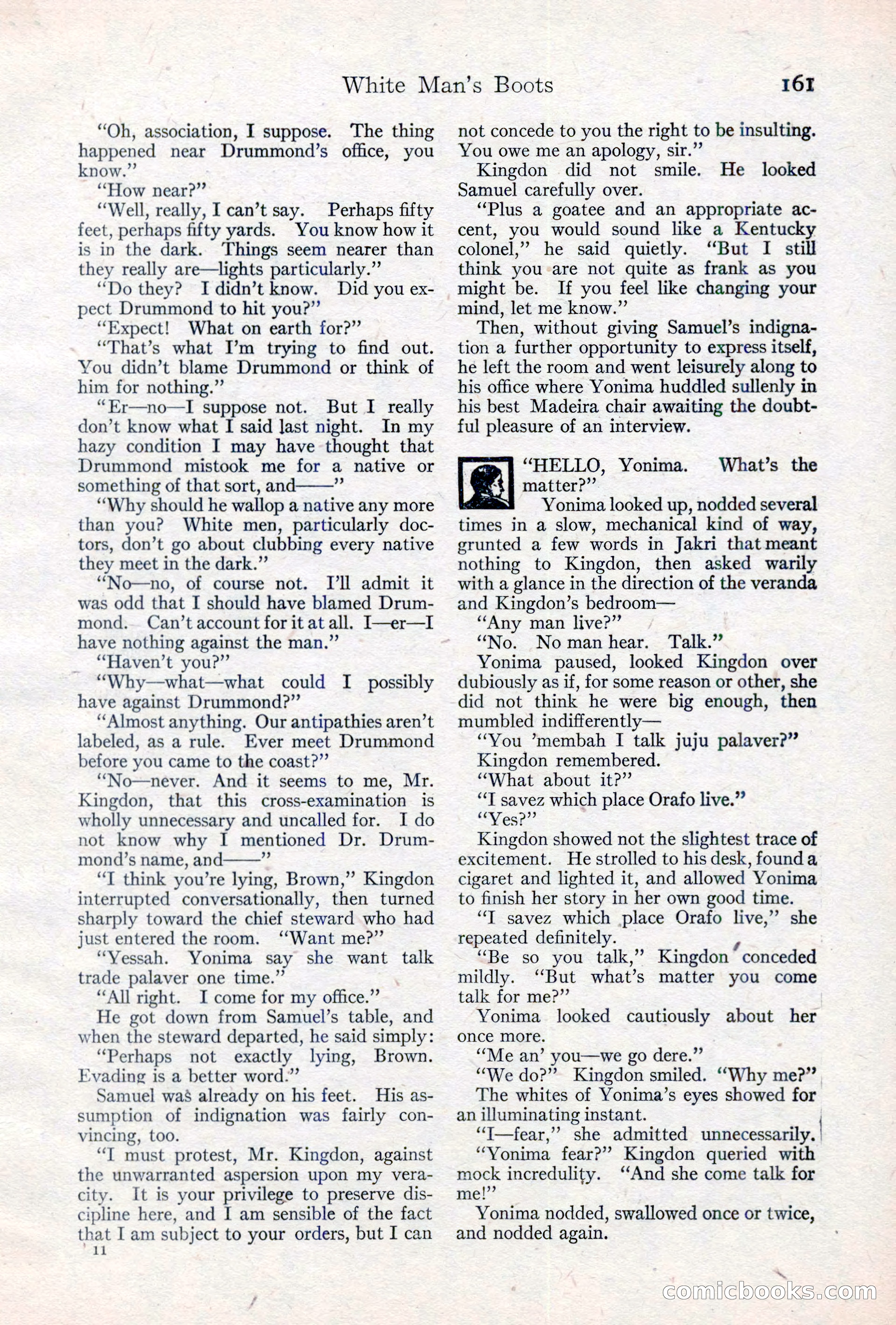Adventure Magazine, May 10, 1923 — page 171 of 204