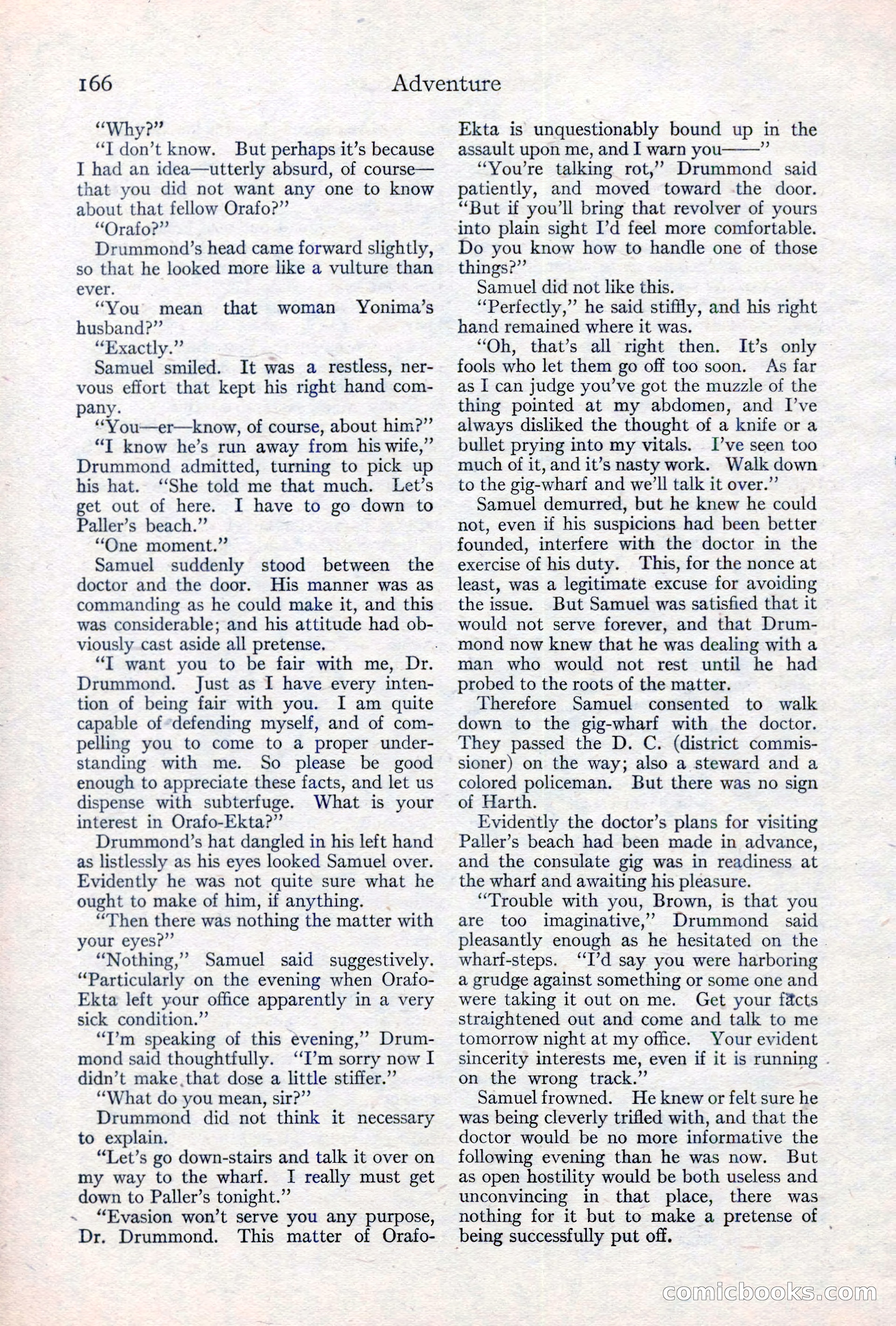 Adventure Magazine, May 10, 1923 — page 176 of 204