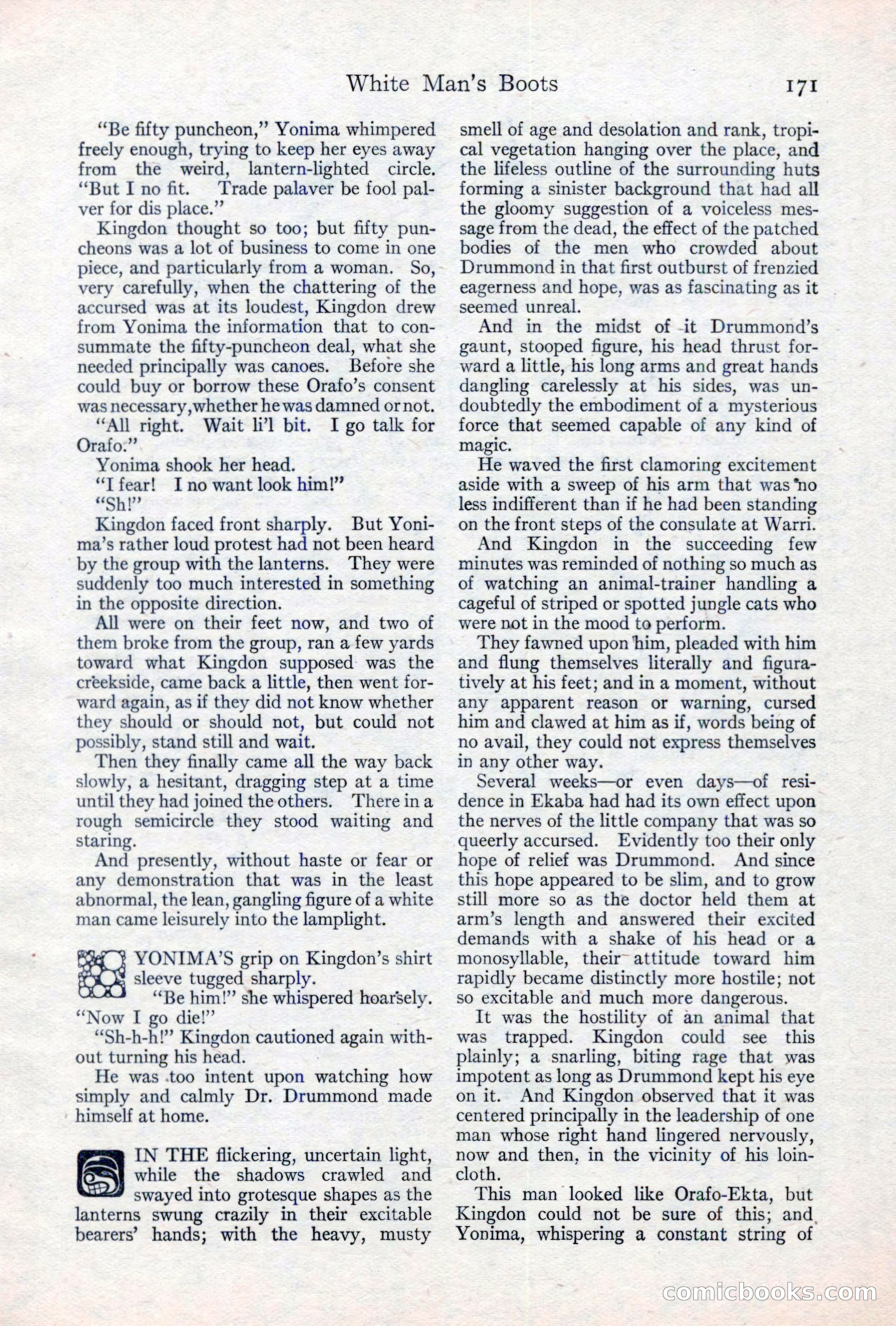 Adventure Magazine, May 10, 1923 — page 181 of 204